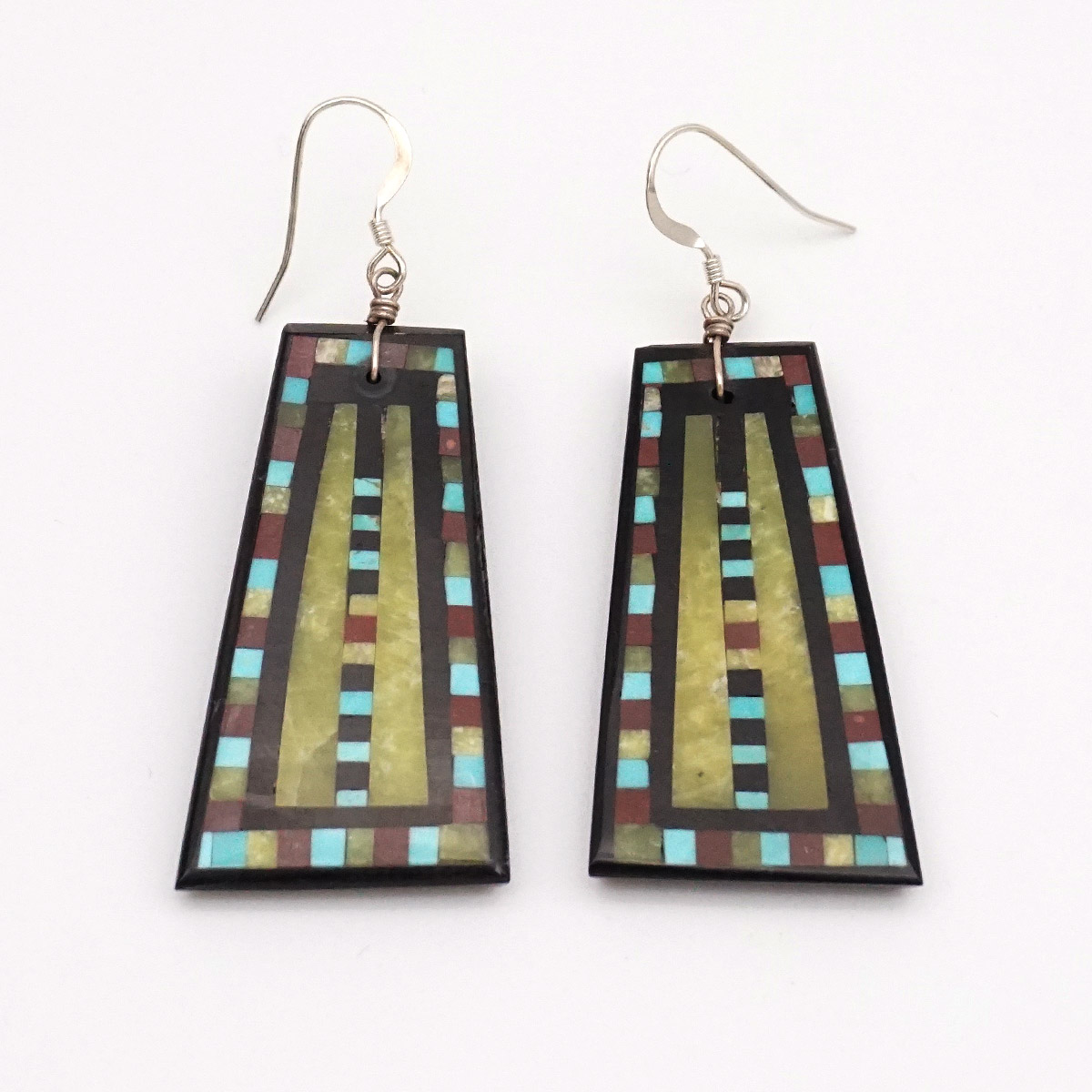 Earrings, Eugene Sanchez, Santo Domingo Pueblo 07