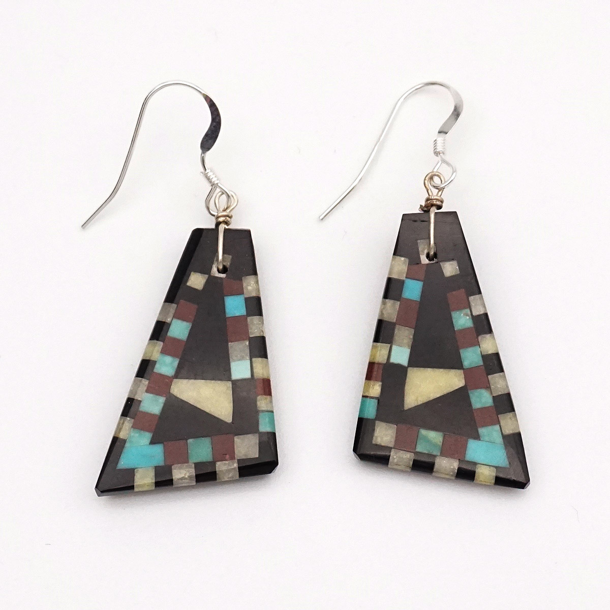 Earrings, Eugene Sanchez, Santo Domingo Pueblo