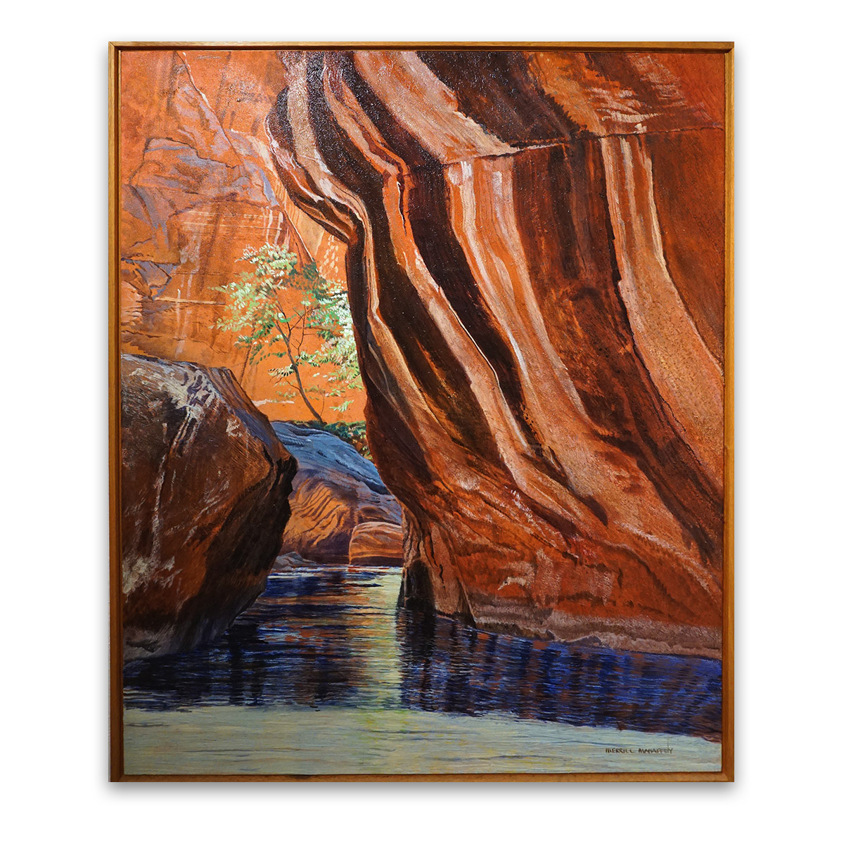 Chimayo Trading Navajo Rugs Pueblo Pottery Fine Art“Zion Narrows
