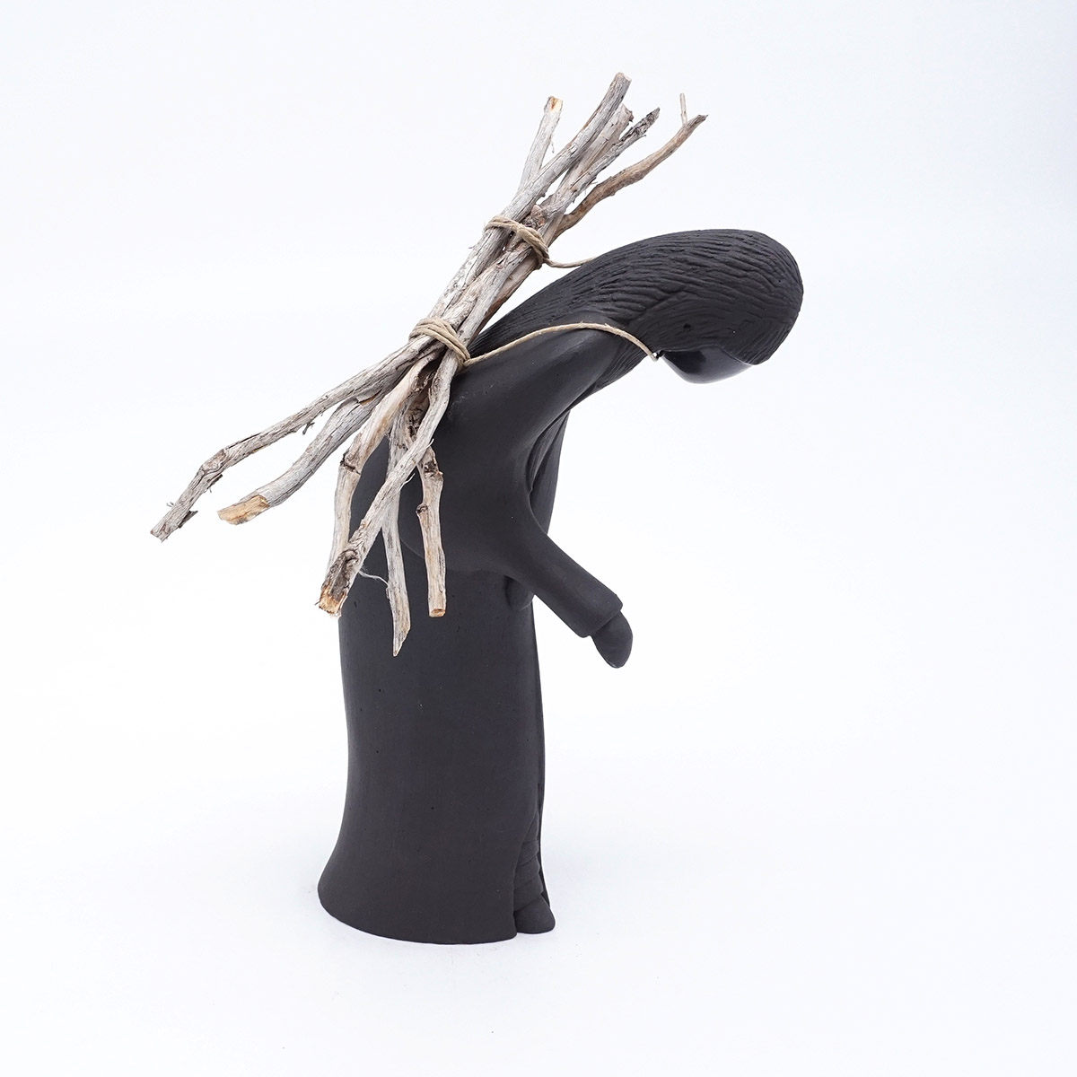 Wayne Snowbird Shields, Santa Clara Pueblo, “Grandmother Wood Gatherer”