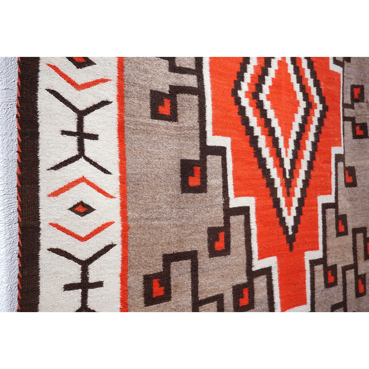 ‘00s〜‘10s Vintage Chimayo Rug190cm×137cm Chimayo Trading Navajo Rugs Pueblo Pottery Fine ArtKlagetoh Navajo