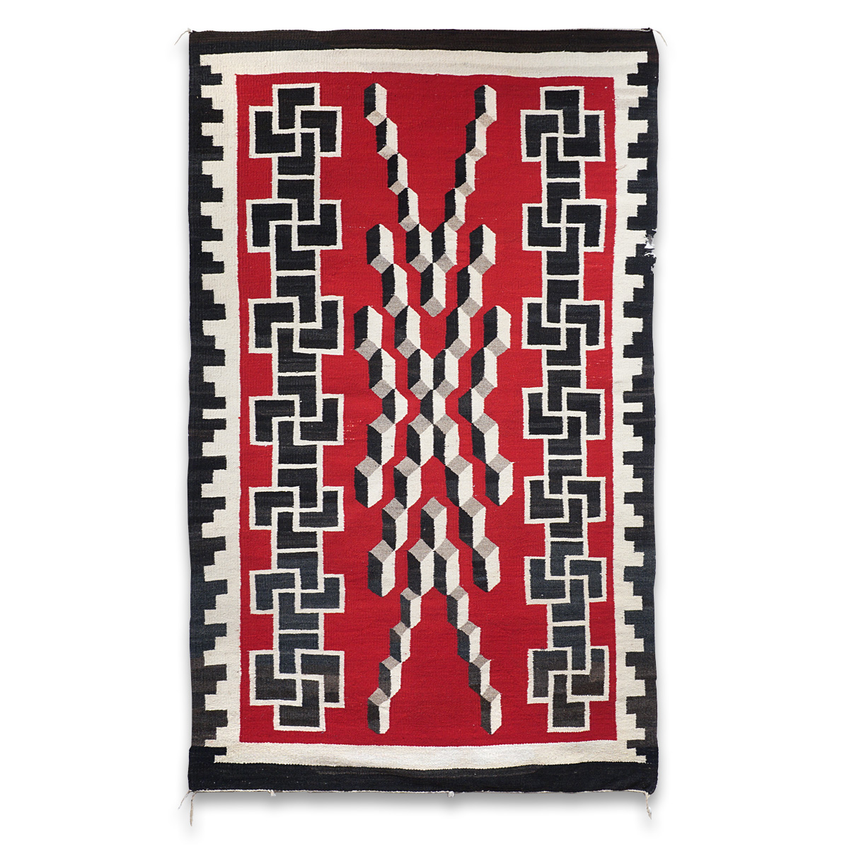 Optical Navajo Rug, Geilenfeldt ca. 1940s