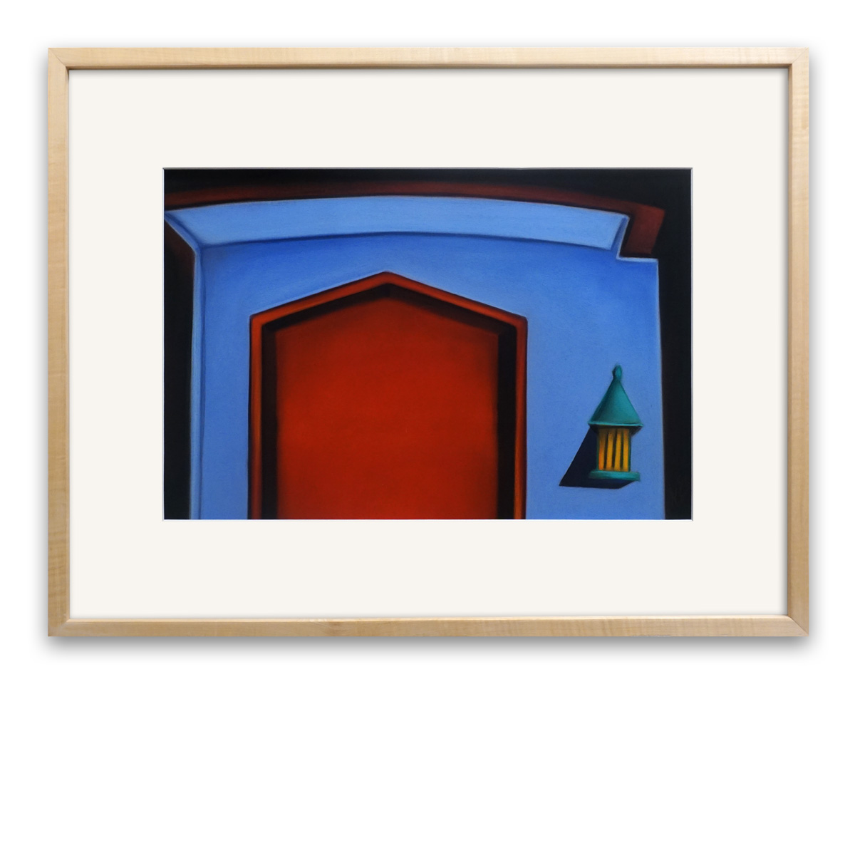 Chimayo Trading Navajo Rugs Pueblo Pottery Fine Art“Red Door And
