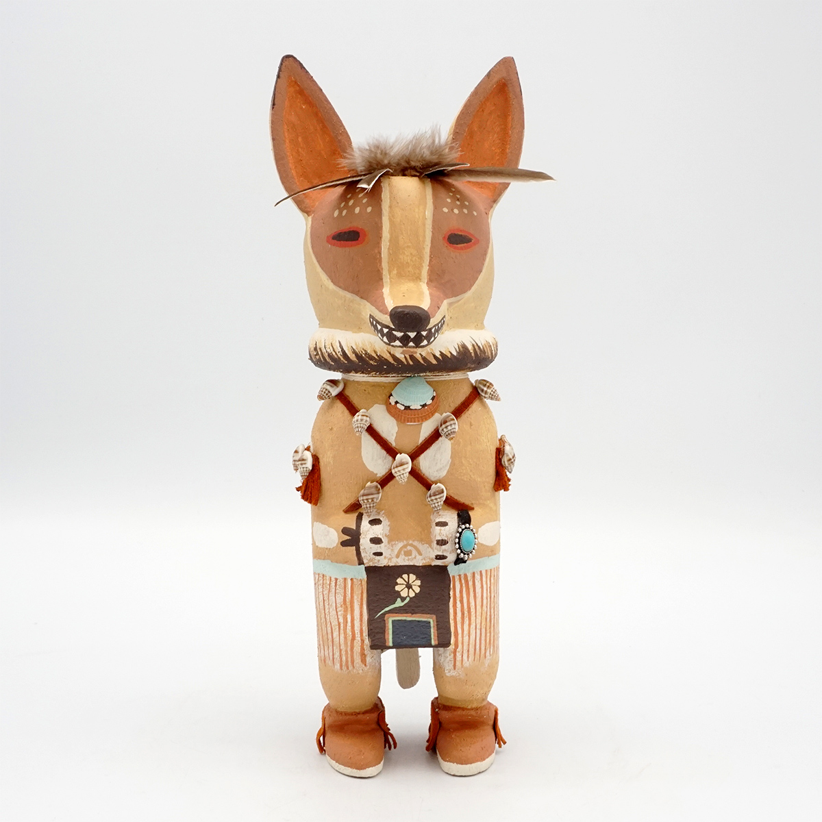 Chimayo Trading Navajo Rugs Pueblo Pottery Fine Art“Coyote” by
