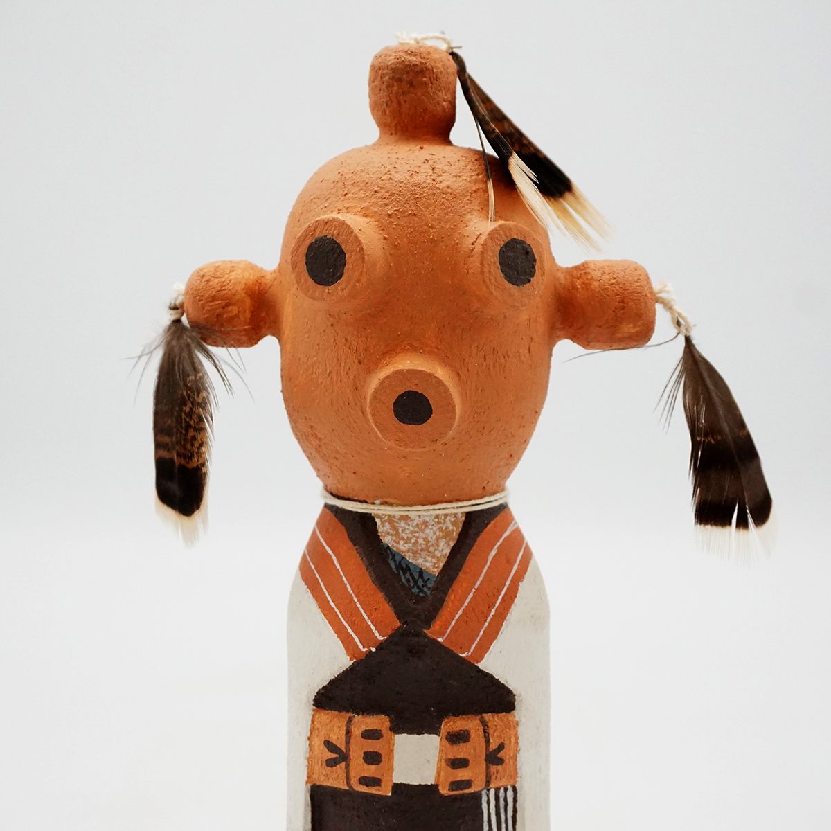 Chimayo Trading Navajo Rugs Pueblo Pottery Fine Art“Female Mudhead