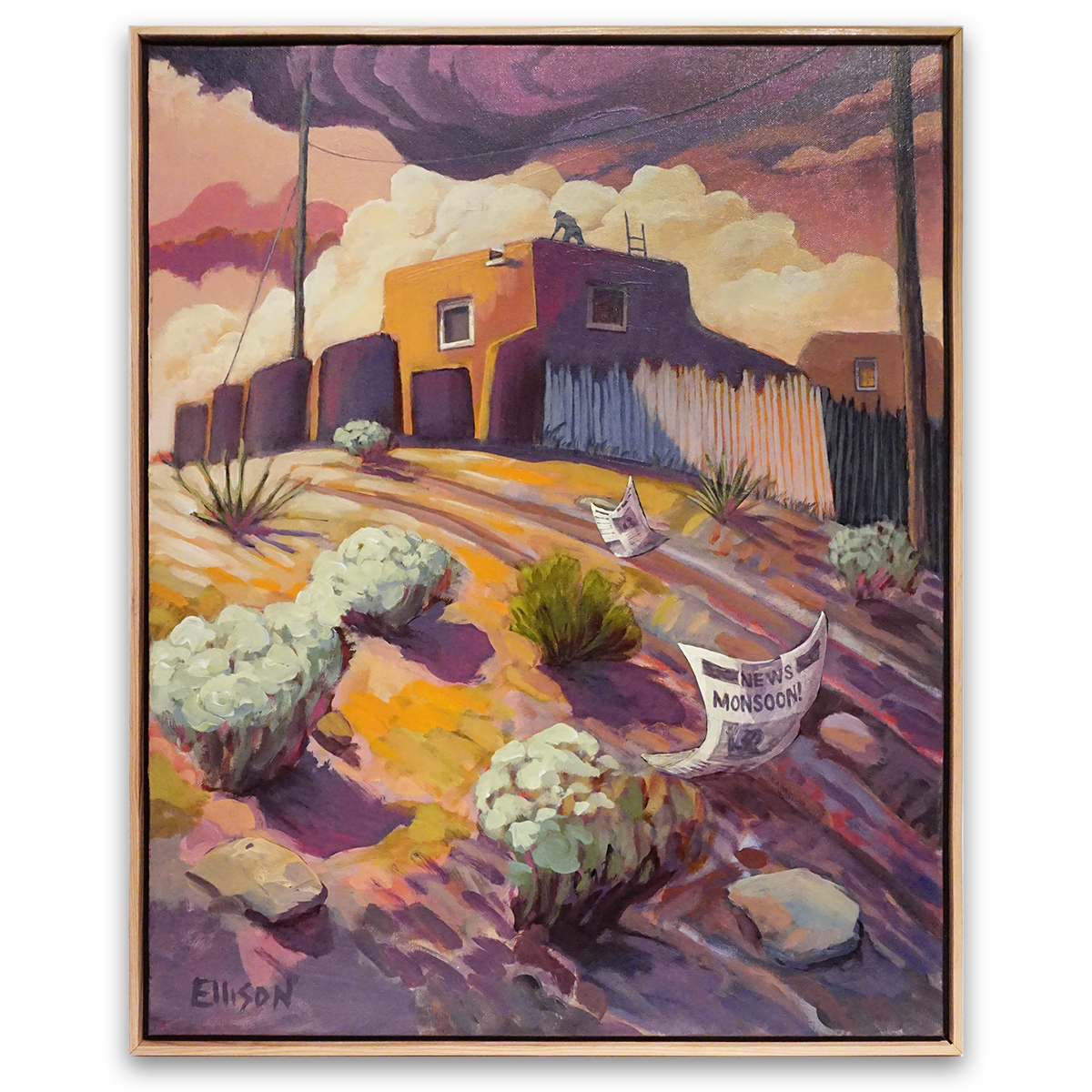 Chimayo Trading Navajo Rugs Pueblo Pottery Fine Art“Weather, Or