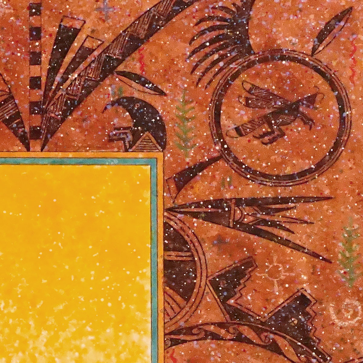Chimayo Trading Navajo Rugs Pueblo Pottery Fine Art“Mimbres Corn