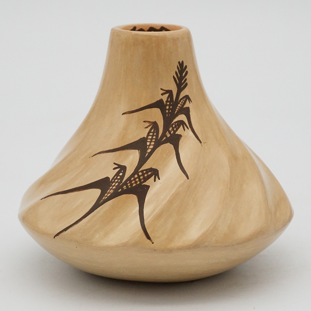 希少品！ネイティブアメリカンnavajo ナバホ族の壷　USAプエブロ雑貨チマヨ Chimayo Trading Navajo Rugs Pueblo Pottery Fine Art