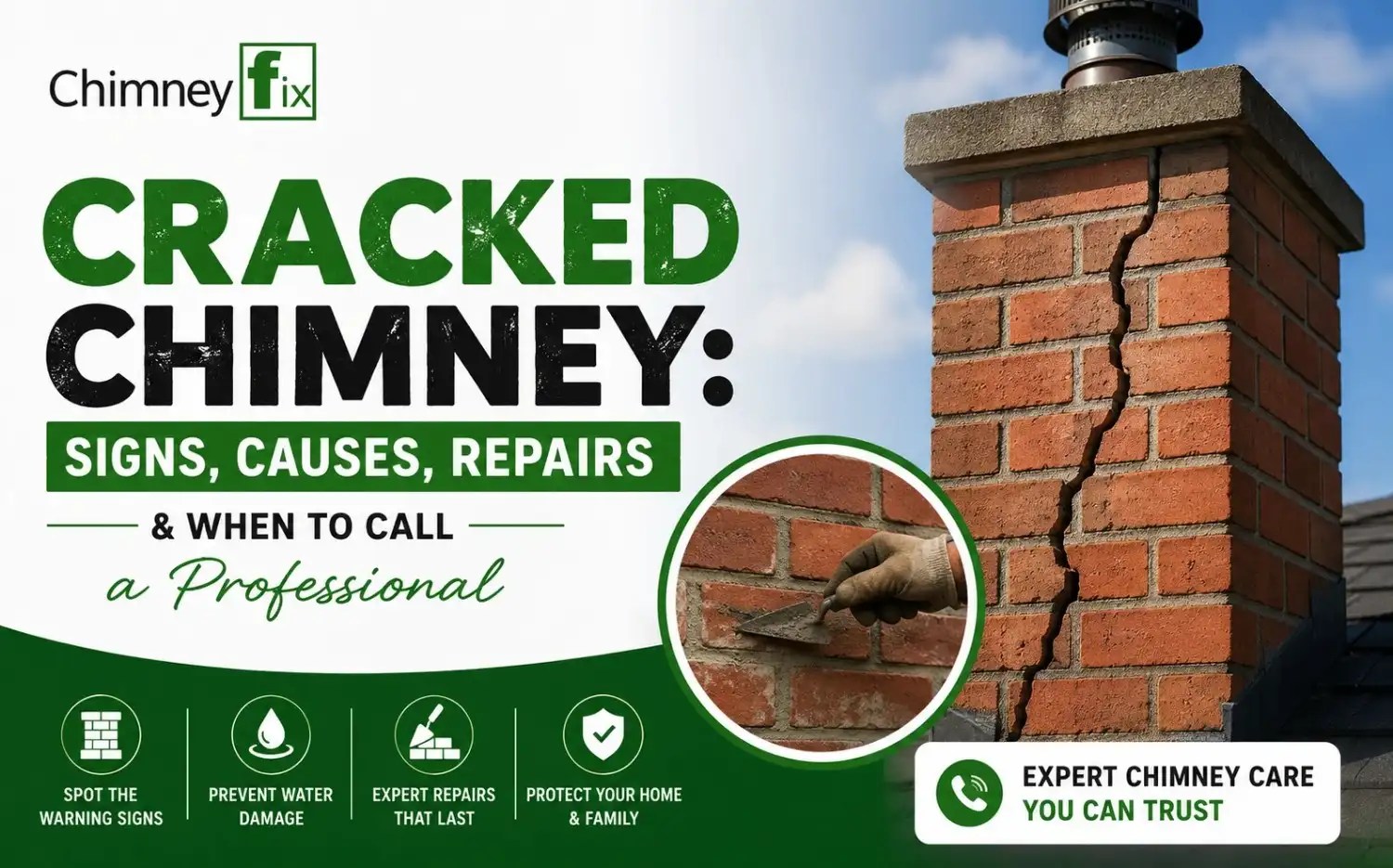 cracked chimney