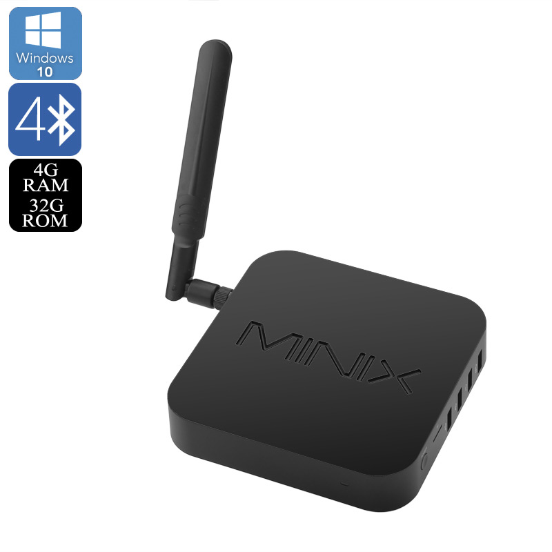 MINIX Windows 10 Mini PC - Intel CPU, 4GB RAM, 4K, Intel HD