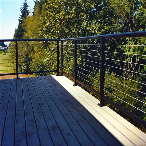 Cable rails are generally all stainless steel, so you won't have to spend the time, money, or effort to replace them. Cheap Price Deck Railings Balcony Stainless Steel Cable Railing