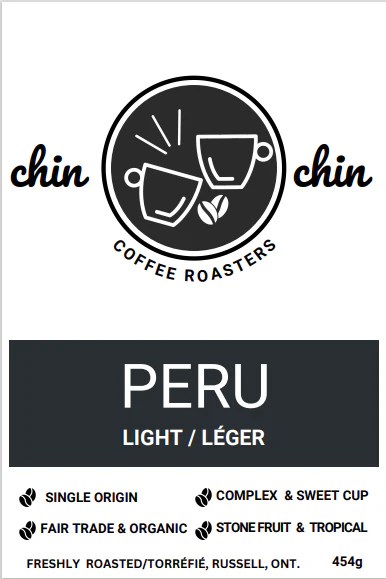 Peru Light Roast Chin Chin Coffee Roasters