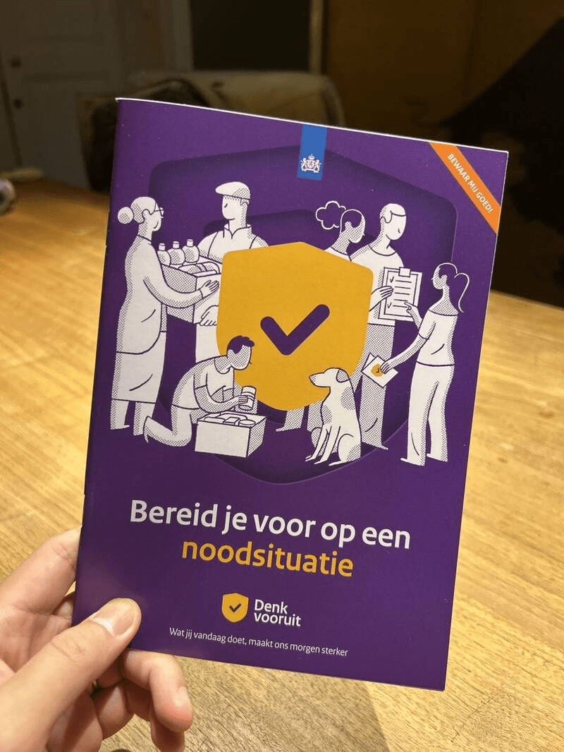 【防災意識】荷蘭發送全民防災手冊  籲民眾做好準備面對潛在災害