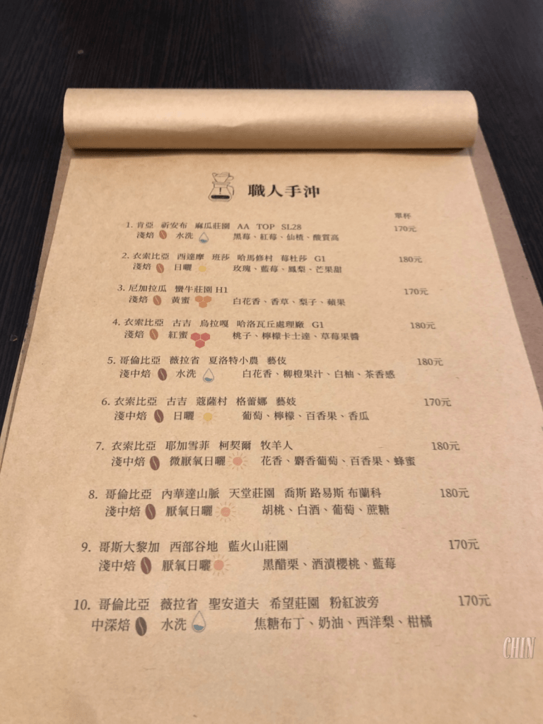 行路咖啡-Walk-Cafe-菜單-menu-手沖咖啡