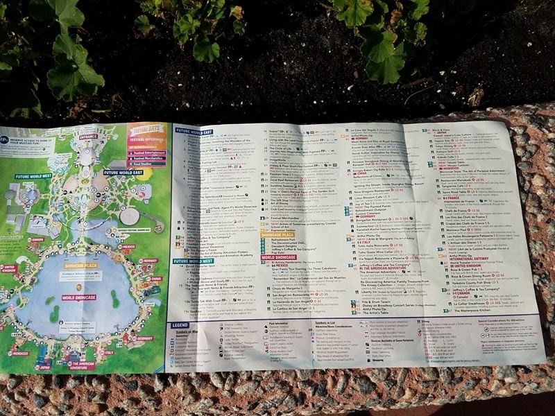 Festival of the Arts Guidemap Inside