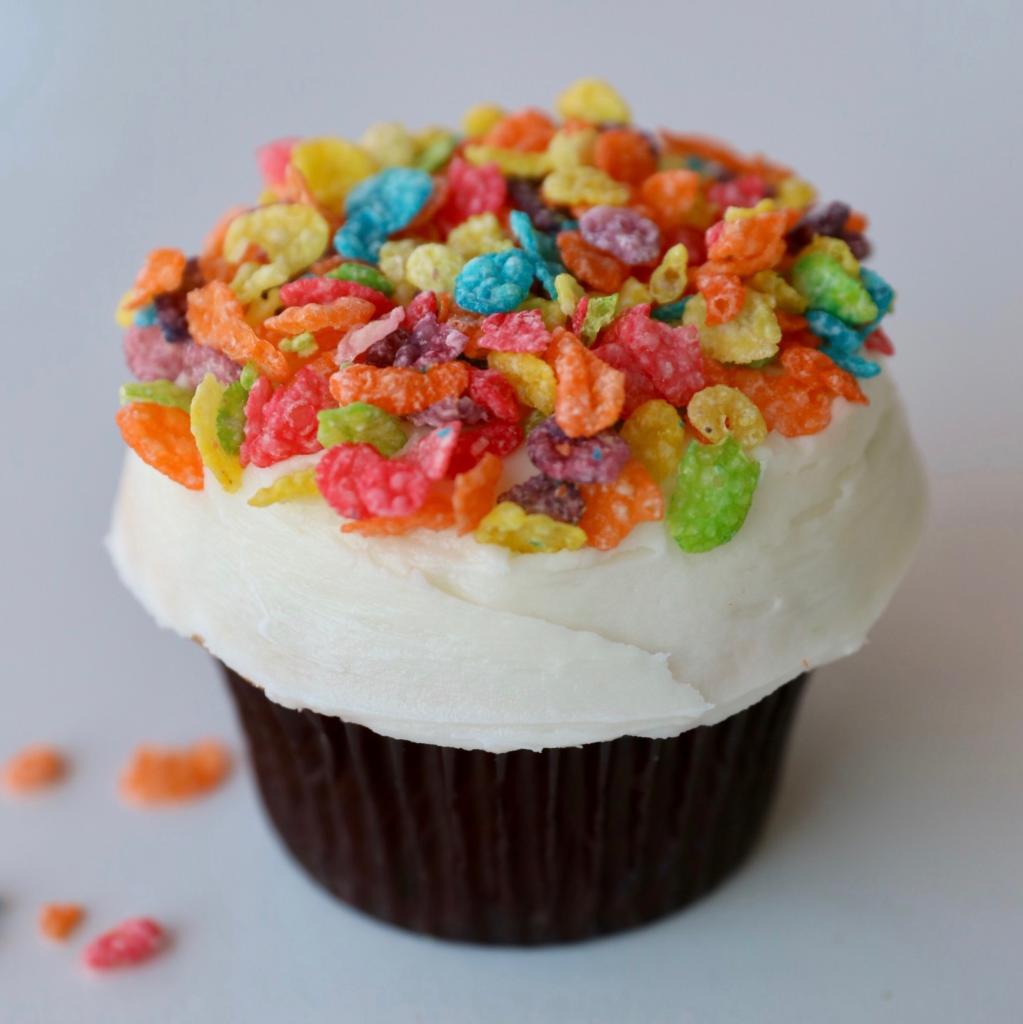 Fruity Pebbles Cupcake