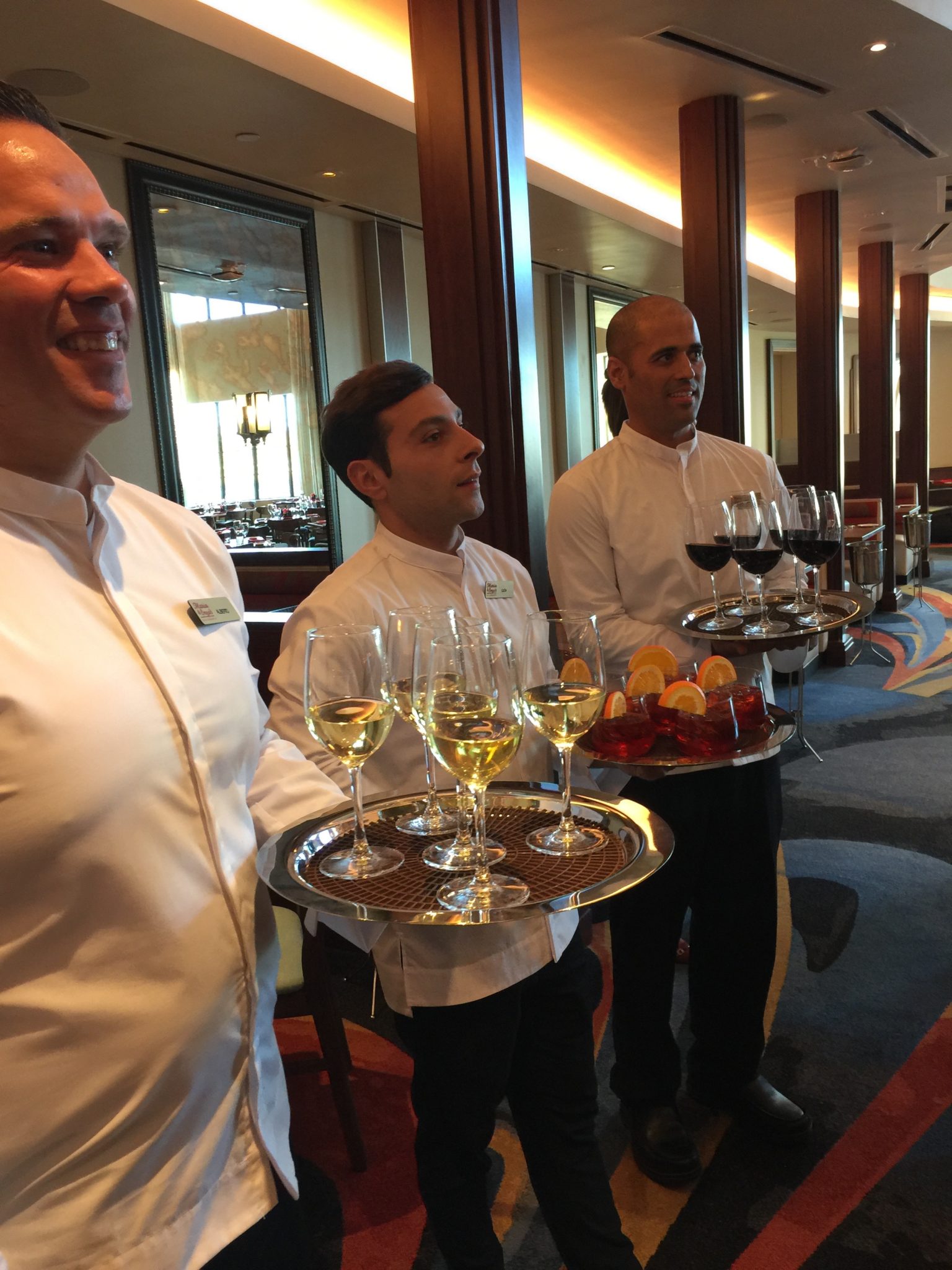 Cocktails and wines...
