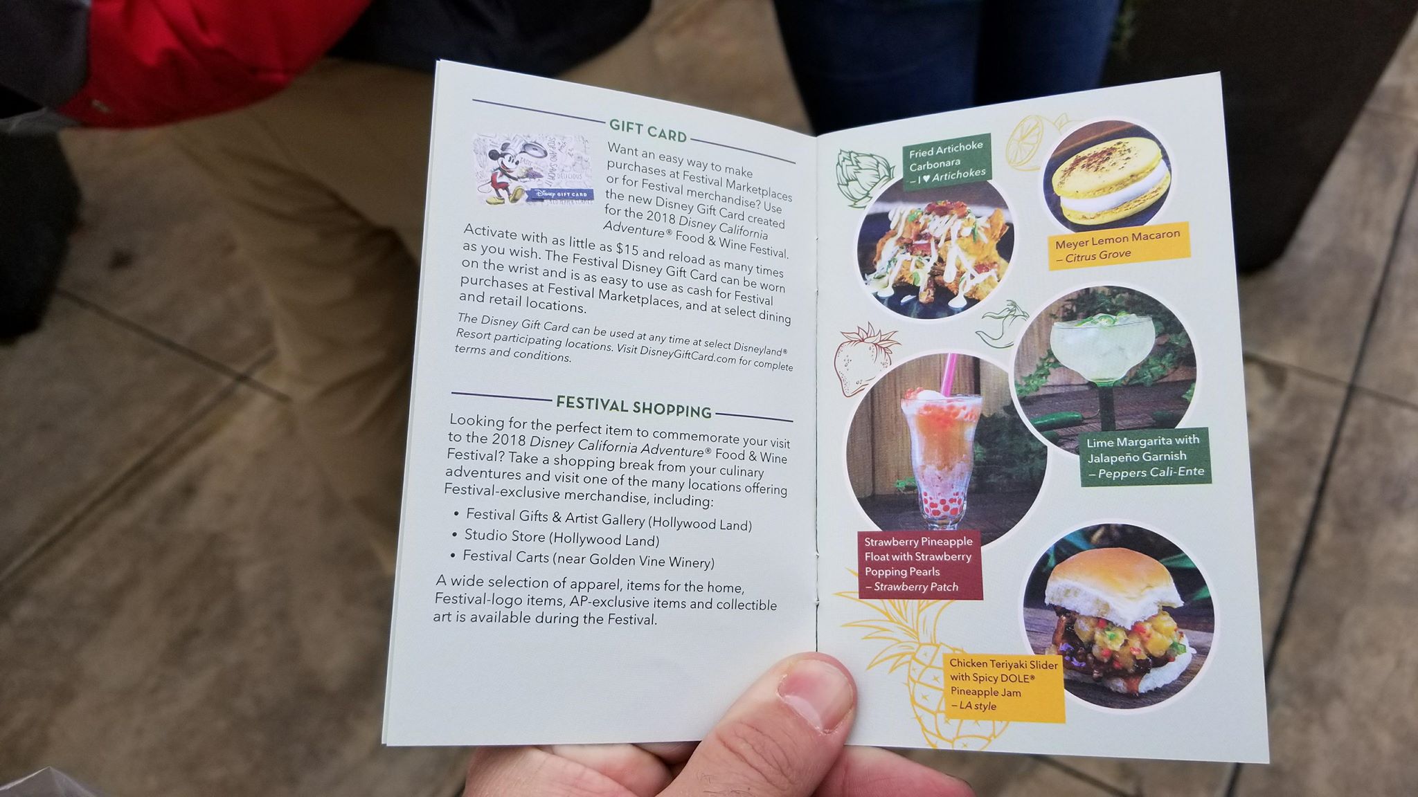 Tasting Passport Treats and Images