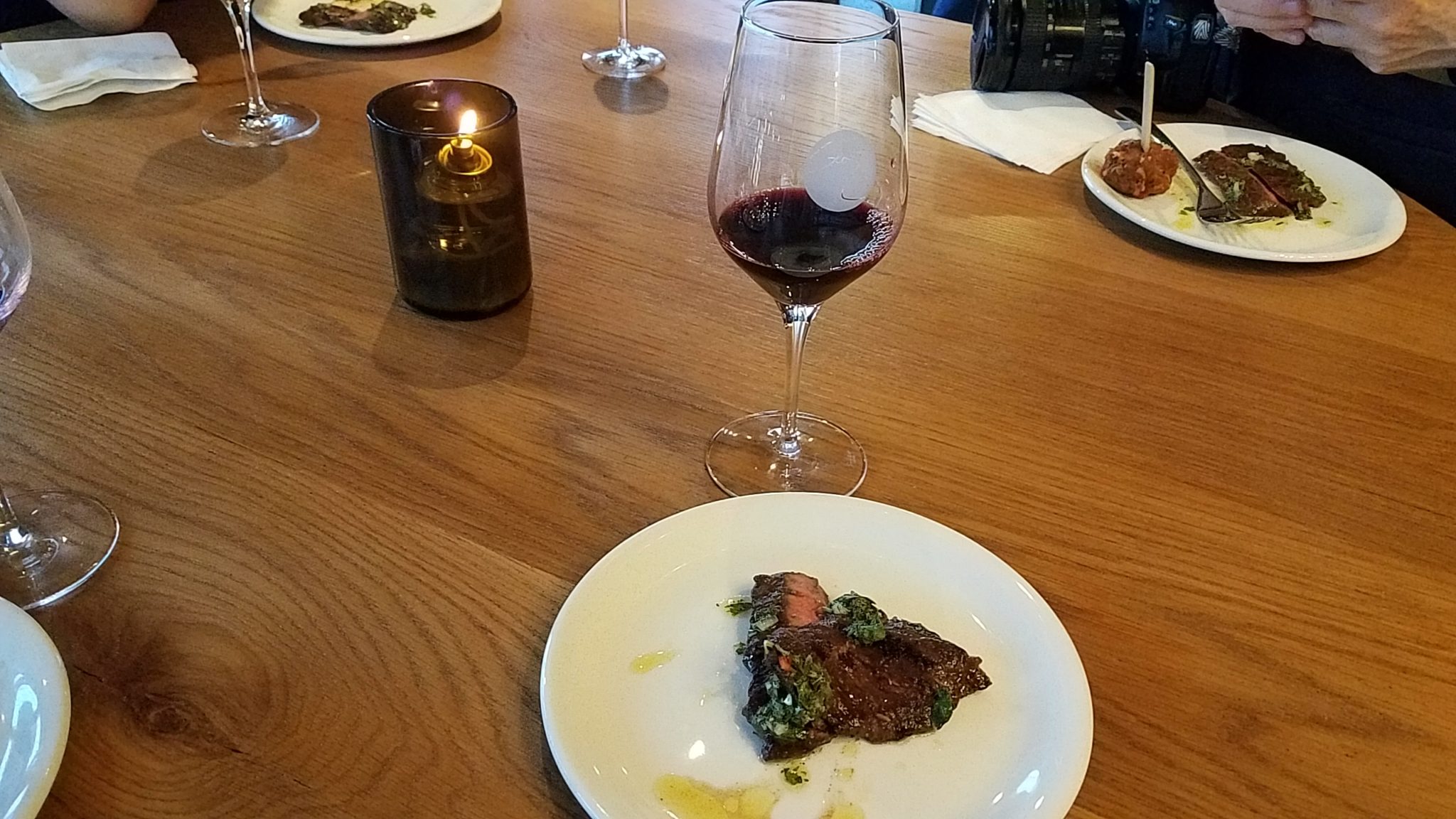 Skirt Steak and Red