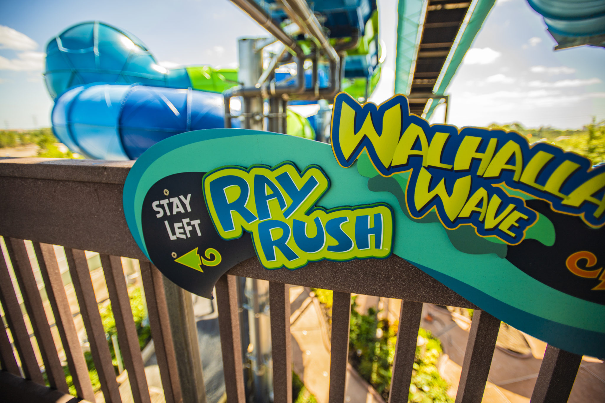 Water Slide Ray Rush Queue