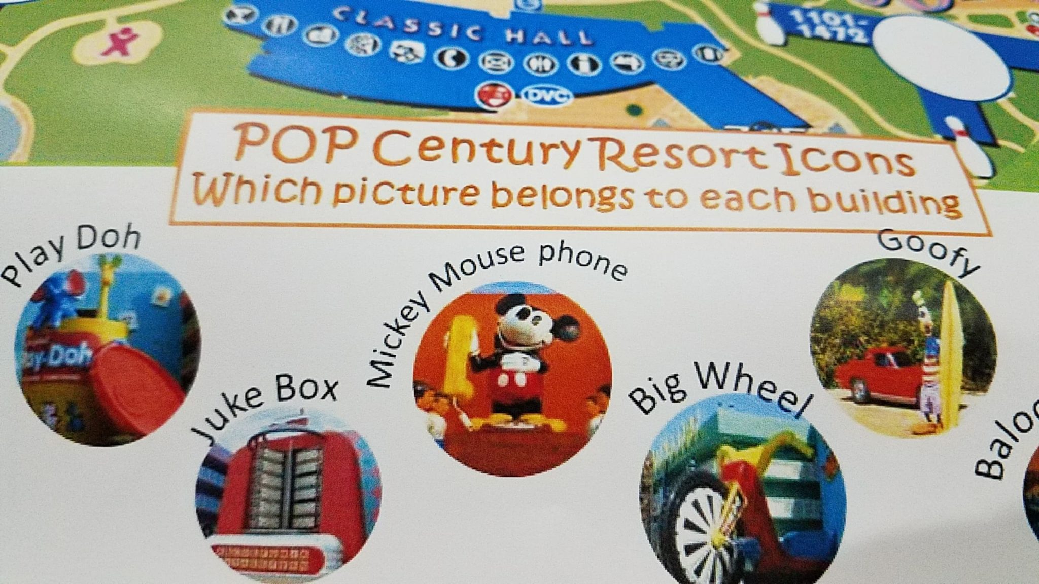 Pop Century Resort Scavenger Hunt