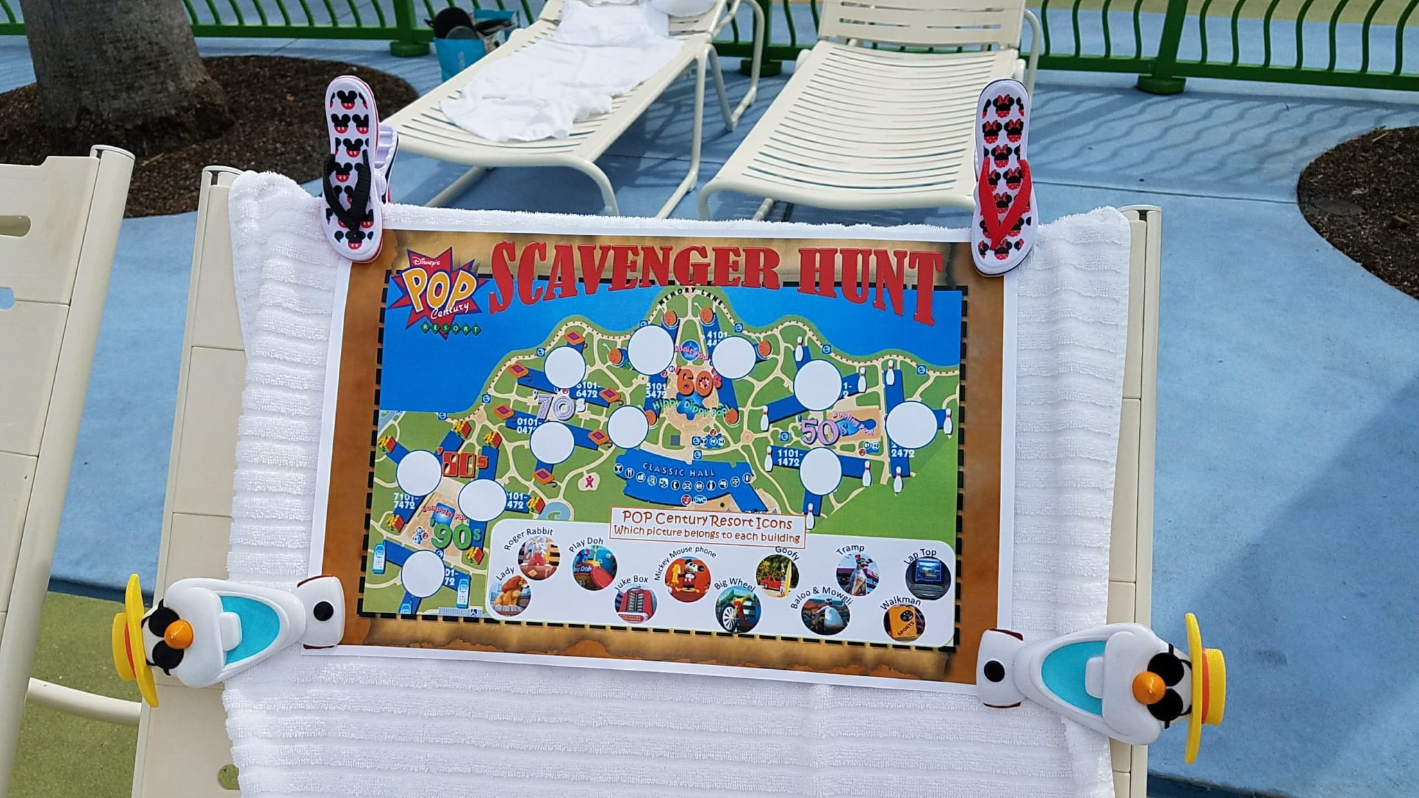 Pop Century Resort Scavenger Hunt