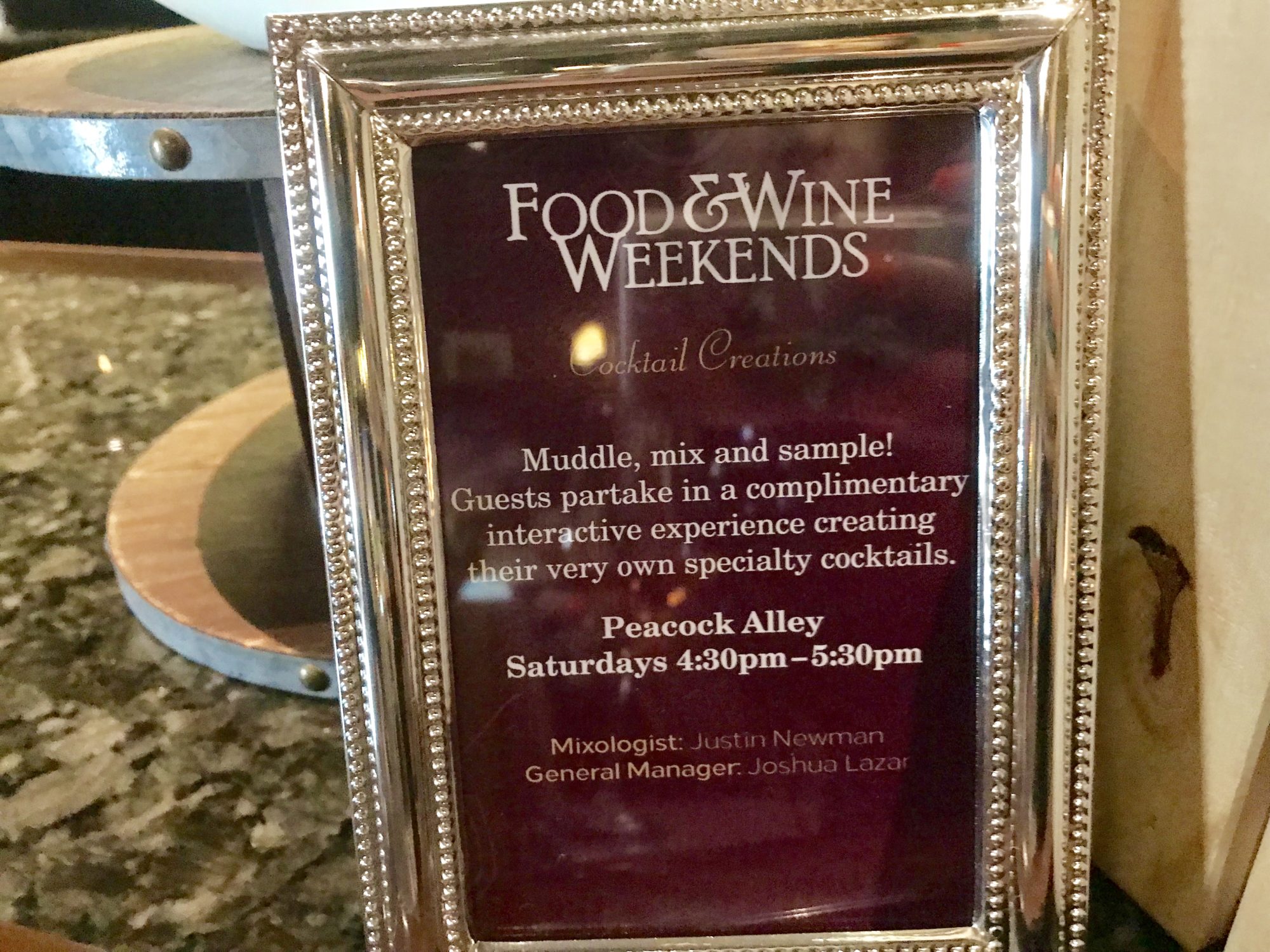 Food & Wine Weekends