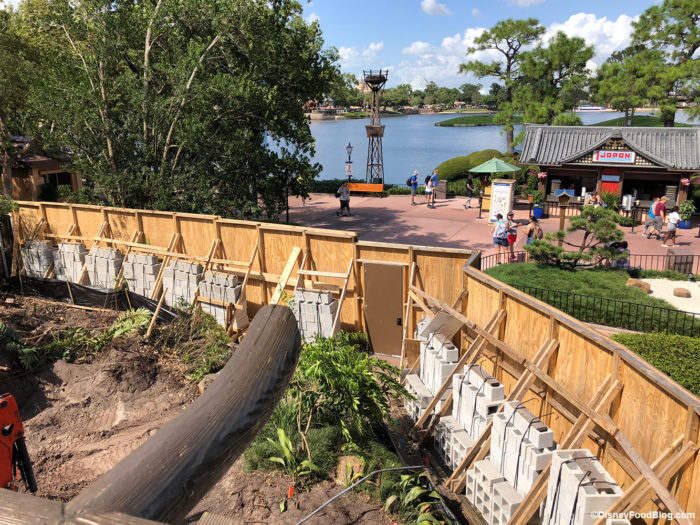 What’s NEW in Epcot? Japan construction walls are up for a NEW restaurant!