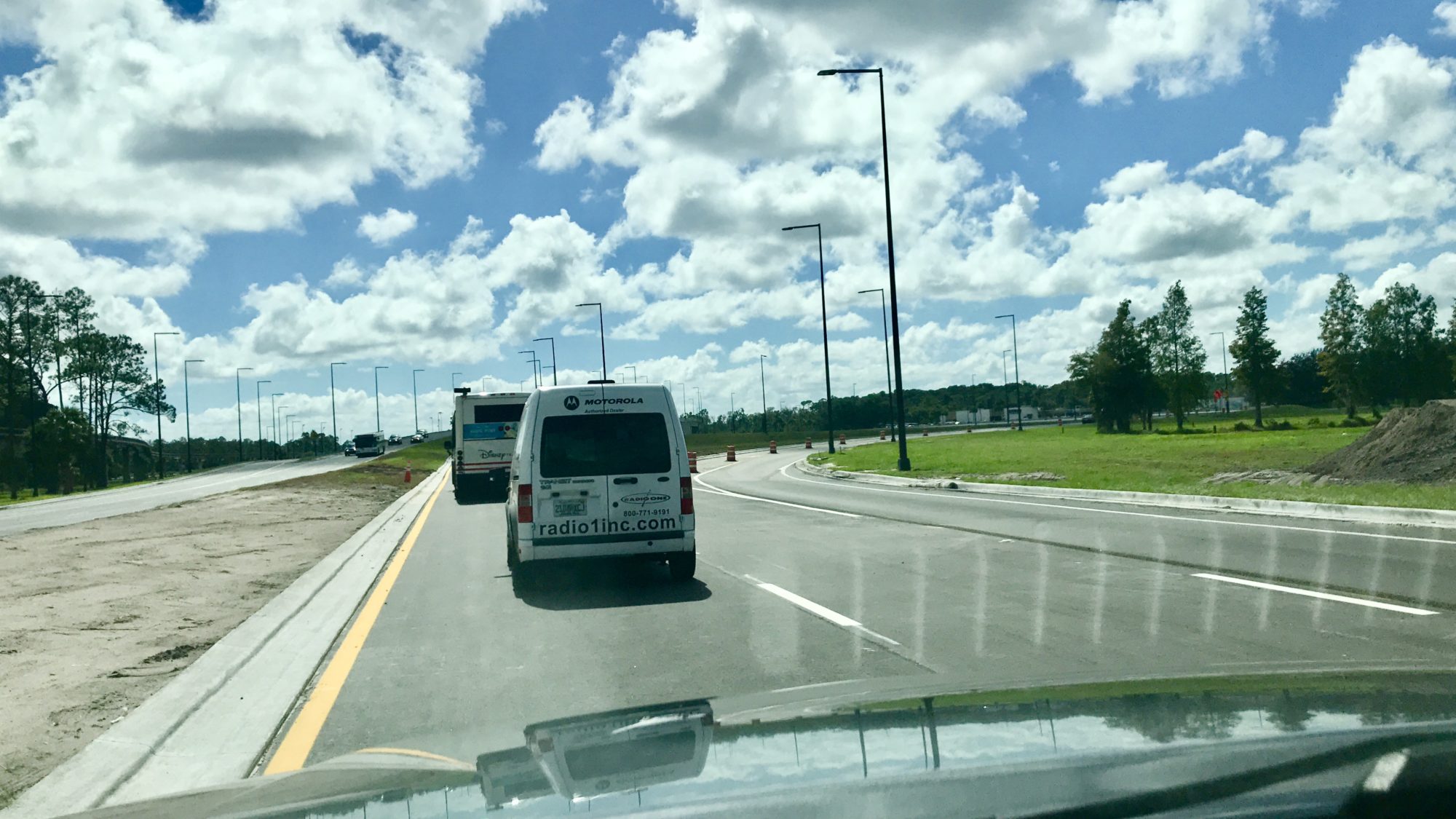 Southbound World Drive Overpass Opens