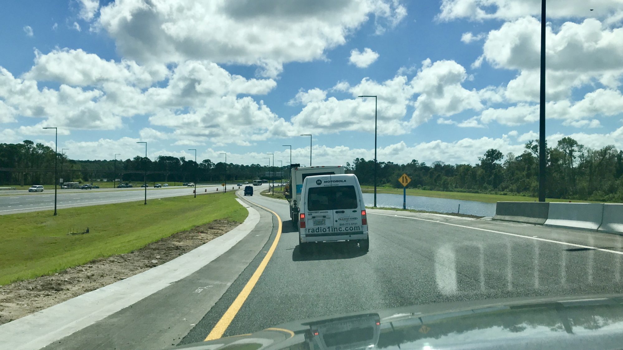 Southbound World Drive Overpass Opens