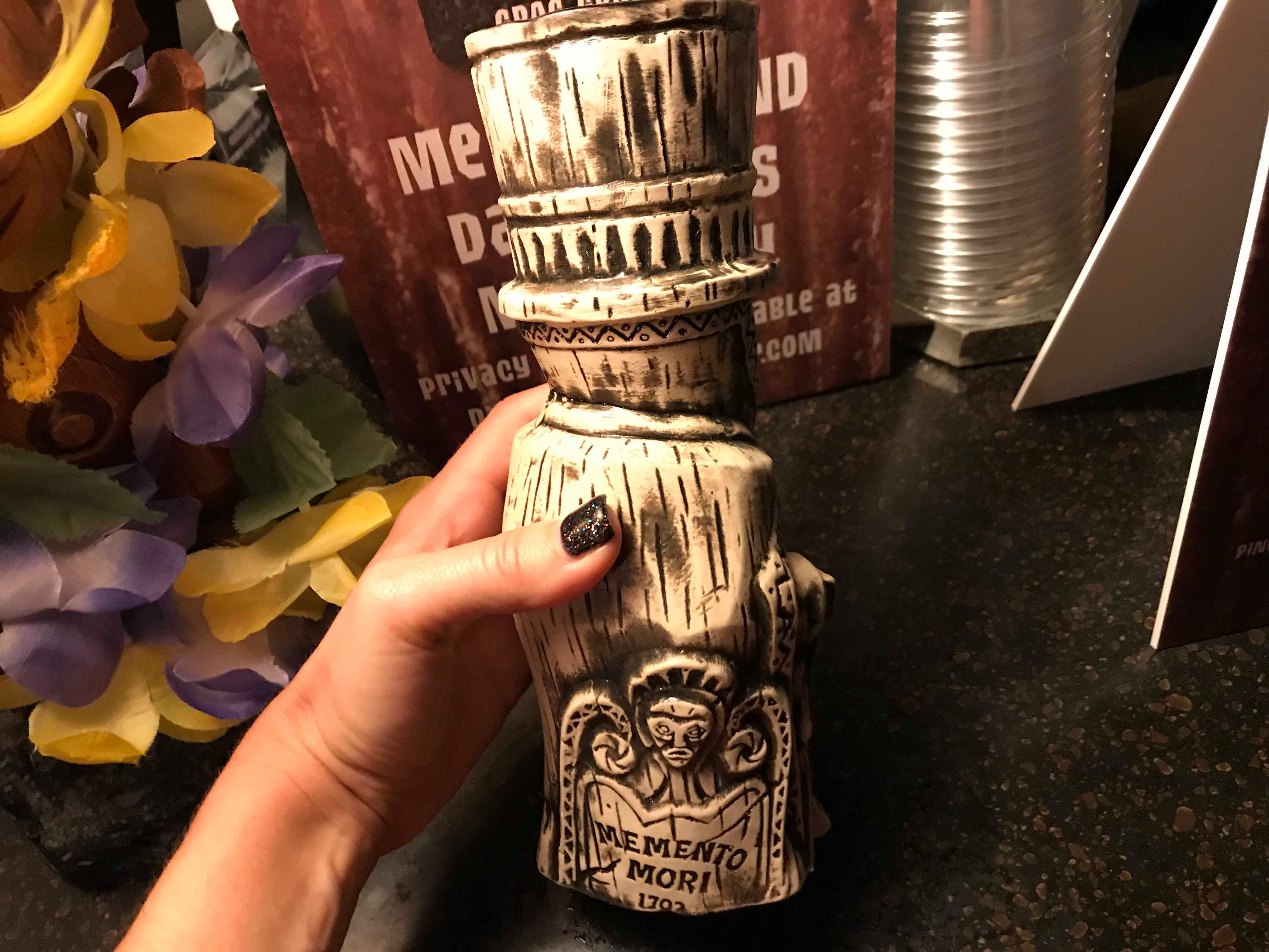 Hat Box Ghost Tiki Mug