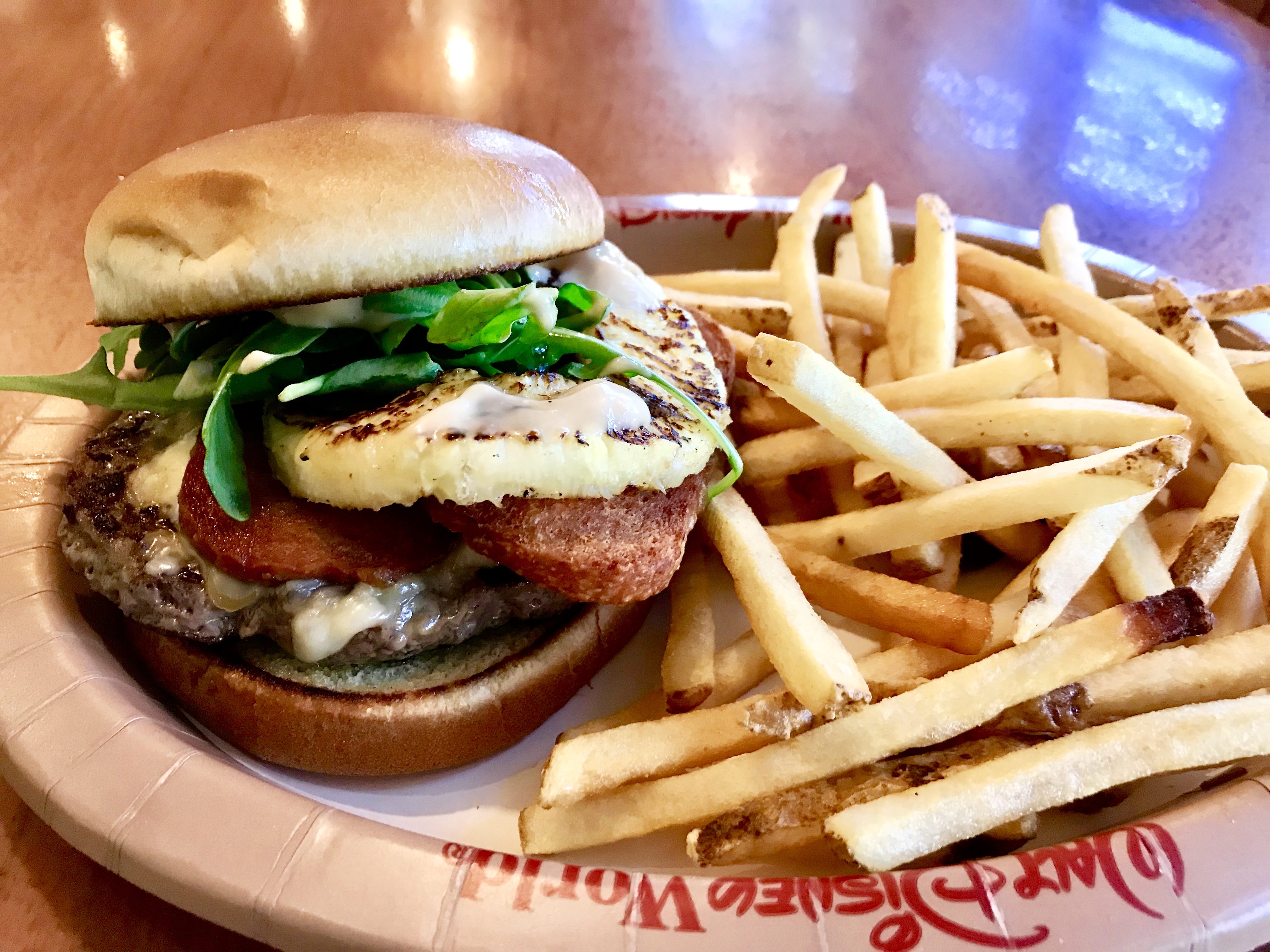 Pineapple Spam Cheeseburger at Capt. Cook’s