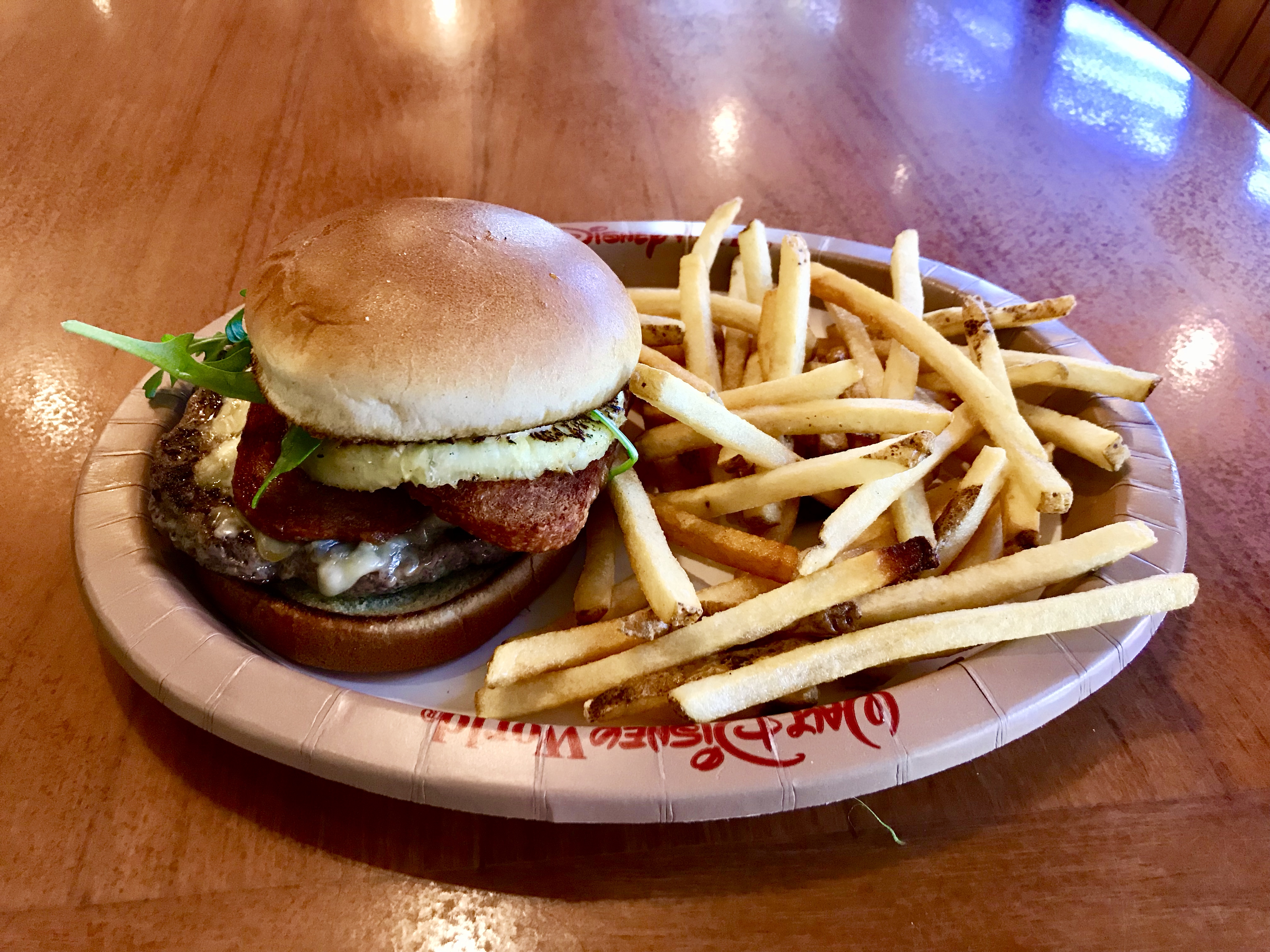 Pineapple Spam Cheeseburger at Capt. Cook’s