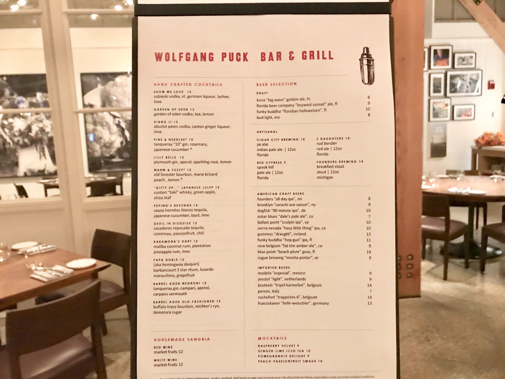 Wolfgang Puck Bar & Grill - Review