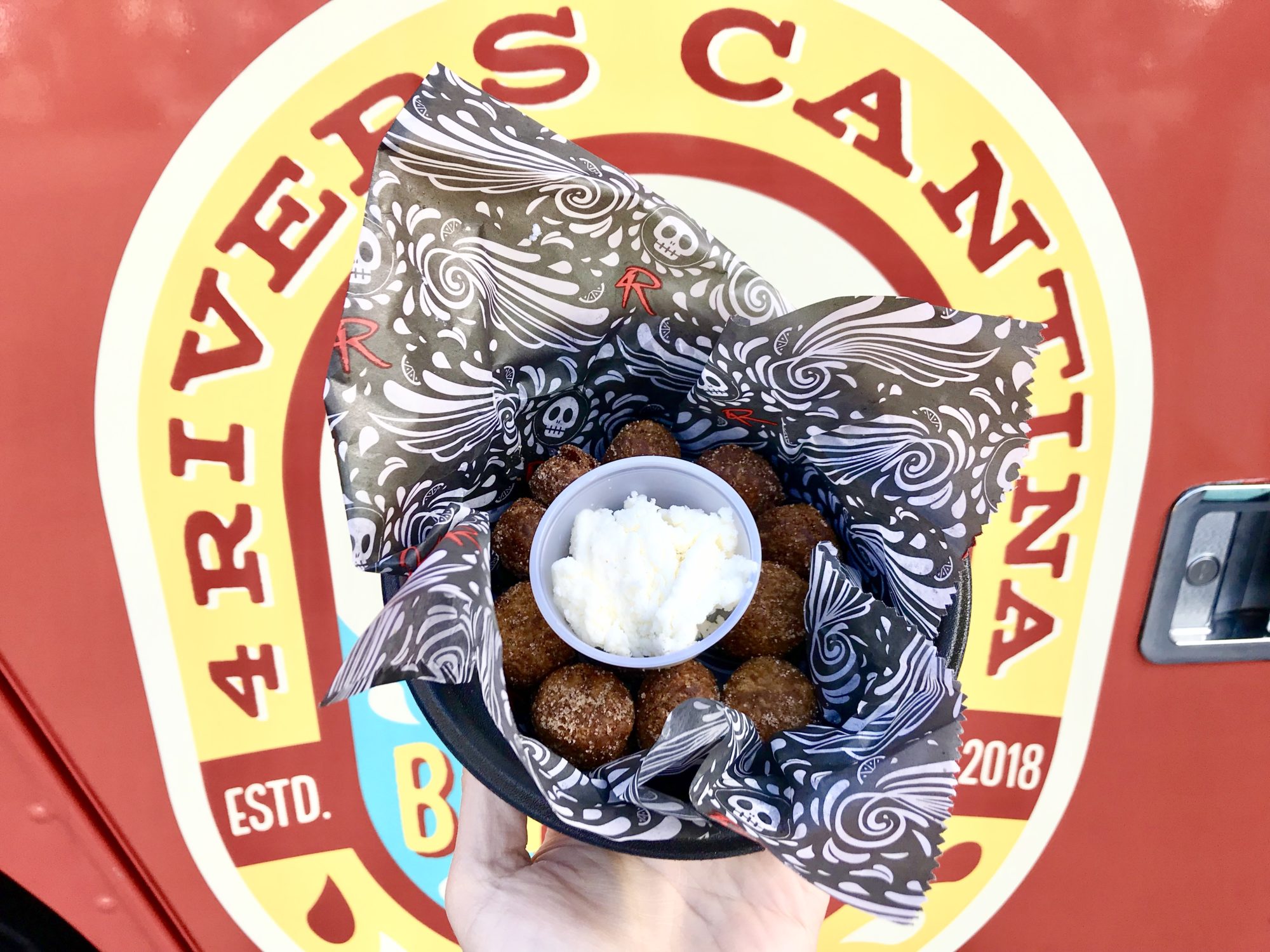 Gingerbread Churro Balls – 4 Rivers Cantina Barbacoa