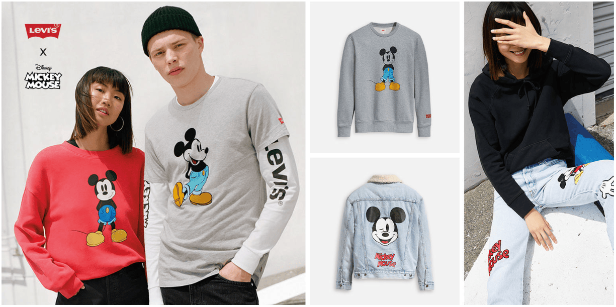 Levi's x Disney Mickey Mouse Collection 