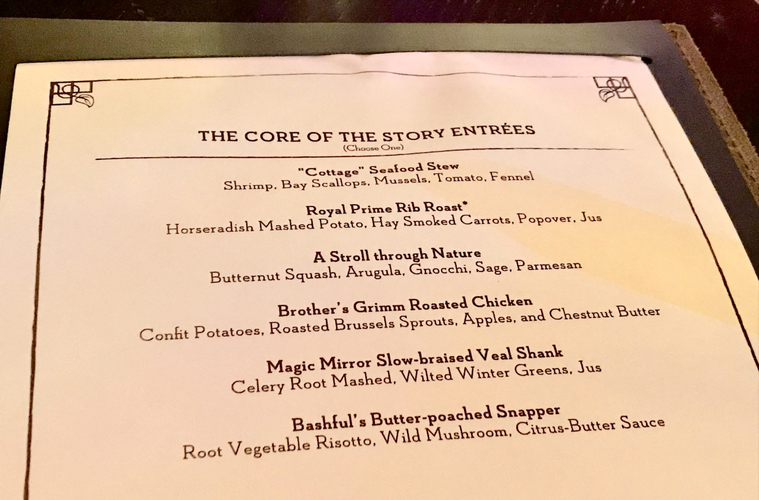 Review: Storybook Dining Character Dinner at Artist Point