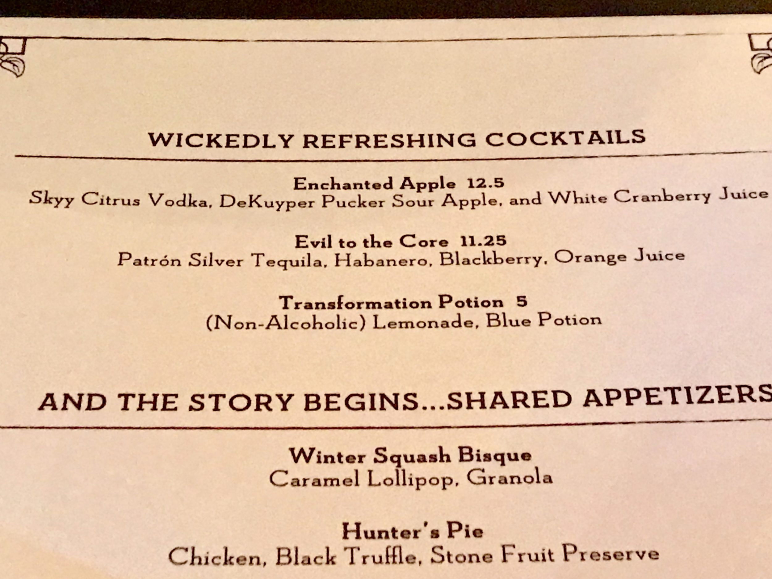 Review: Storybook Dining Character Dinner at Artist Point