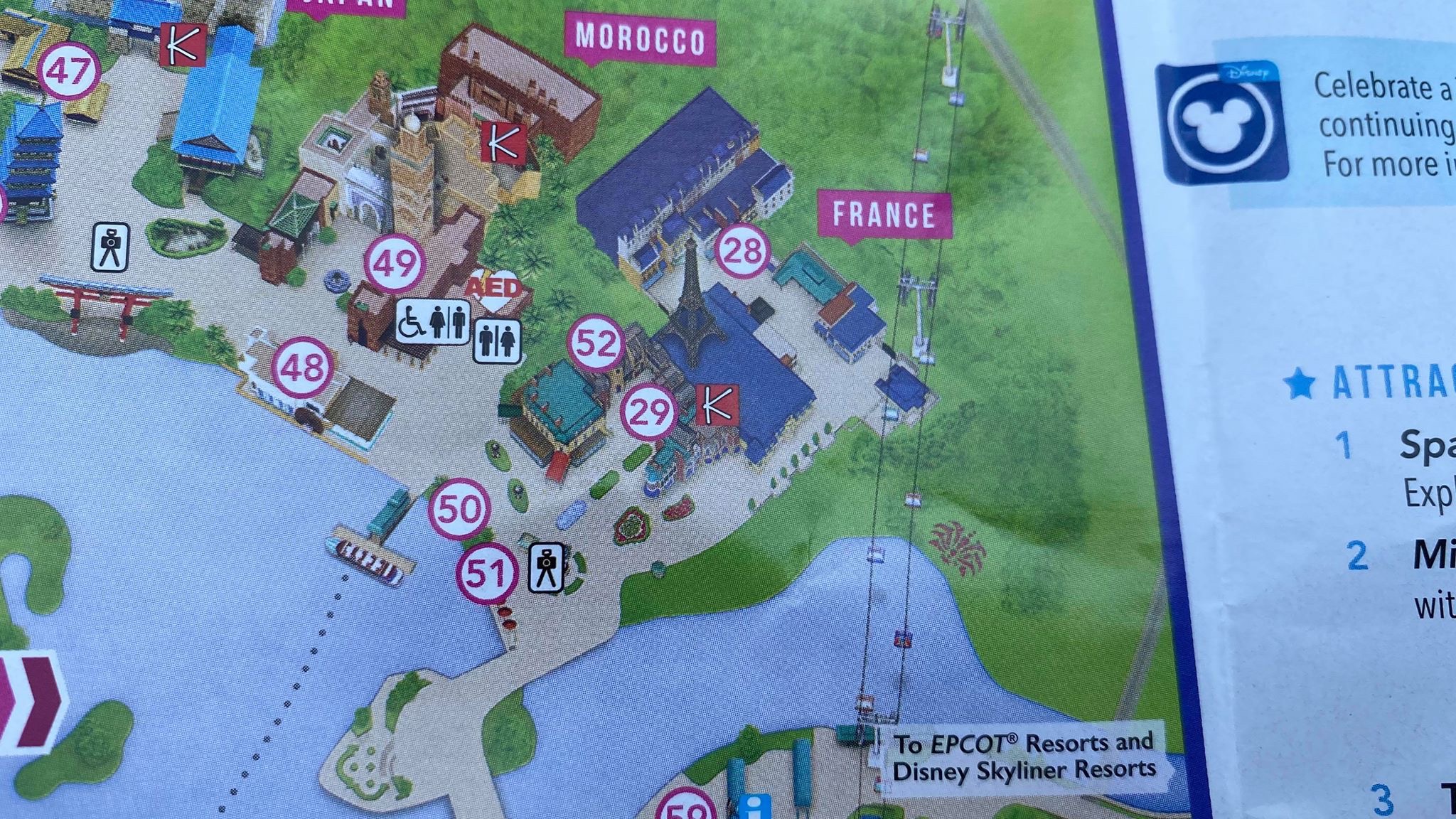 Epcot map