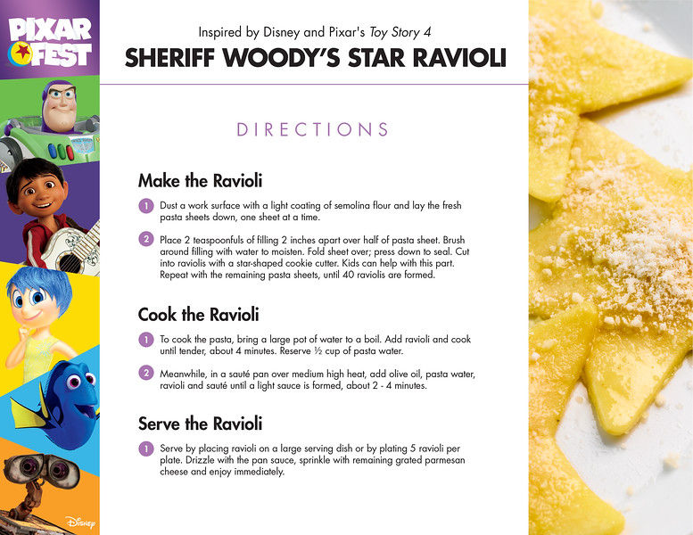 Sheriff Woddy's Star Ravioli - Toy Story_recipe