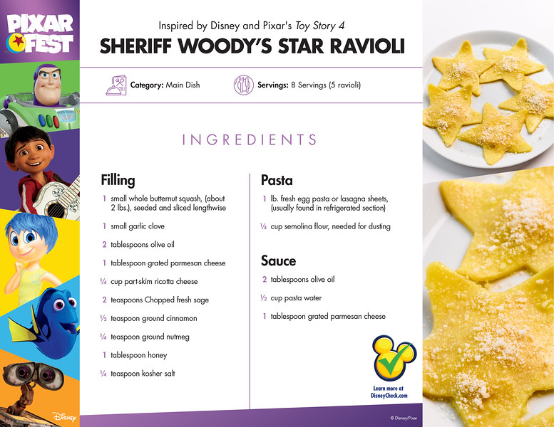 Sheriff Woddy's Star Ravioli - Toy Story_recipe