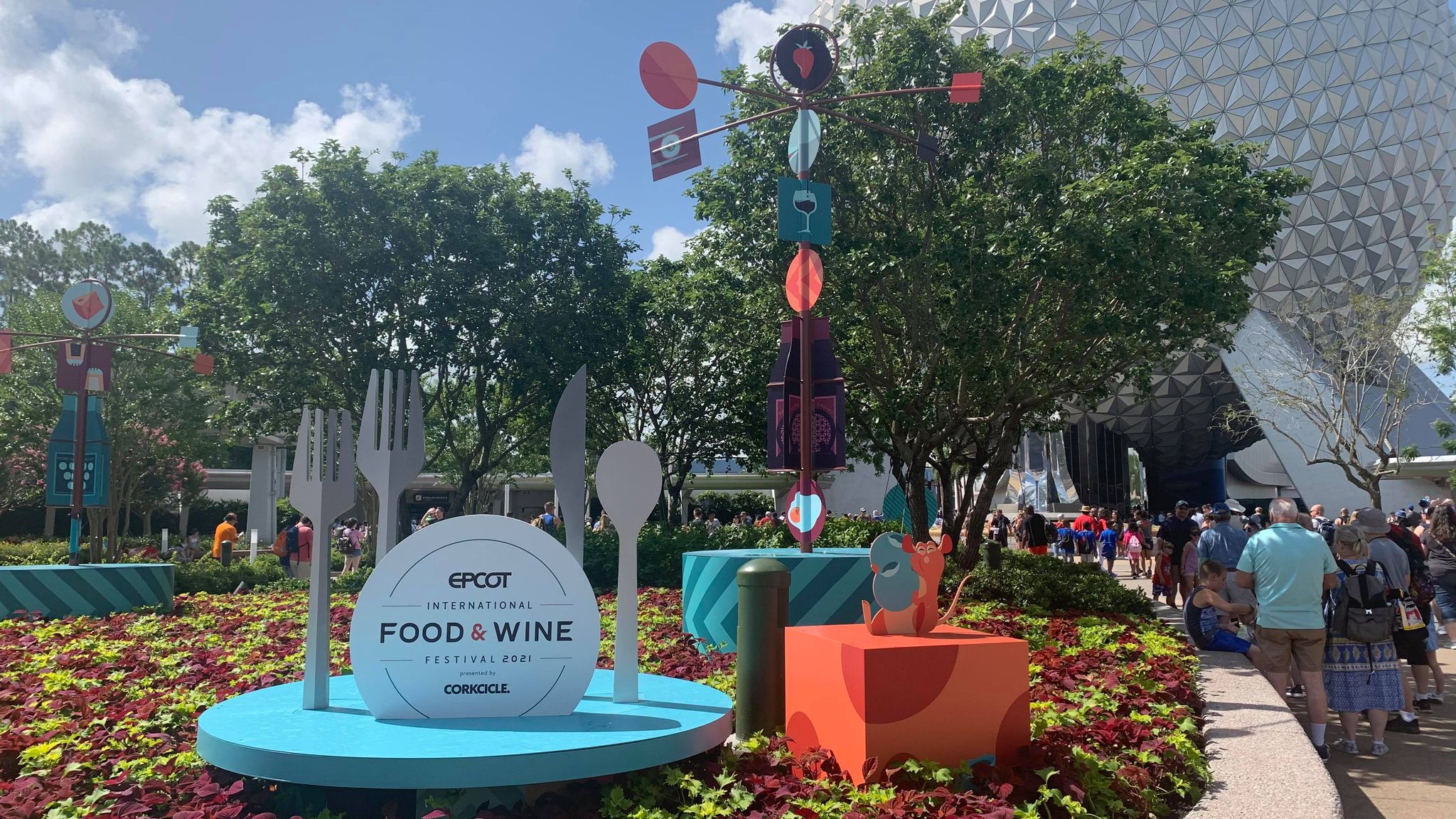 2021 Epcot International Food & Wine Festival Decor