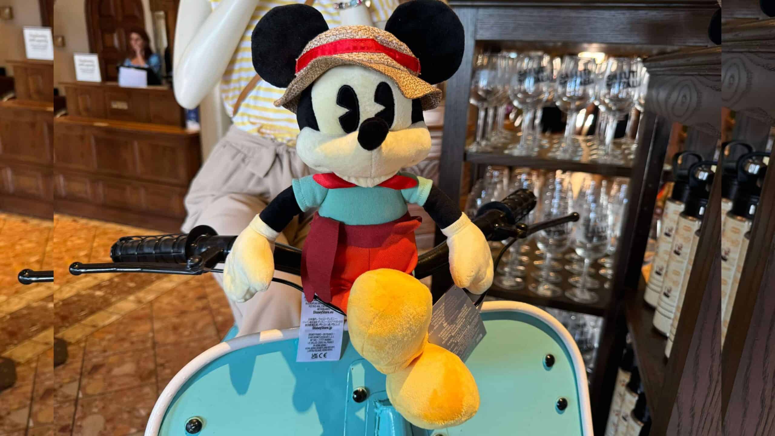 New Mickey Mouse Topolino Plush is the Perfect Souvenir! | Chip and Company, image size:2560x1440