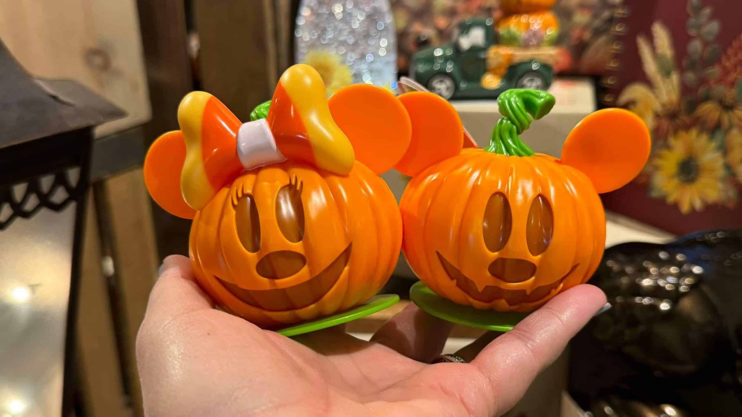 Delightful Disney: Mickey and Minnie Pumpkin Candy Dispensers Add