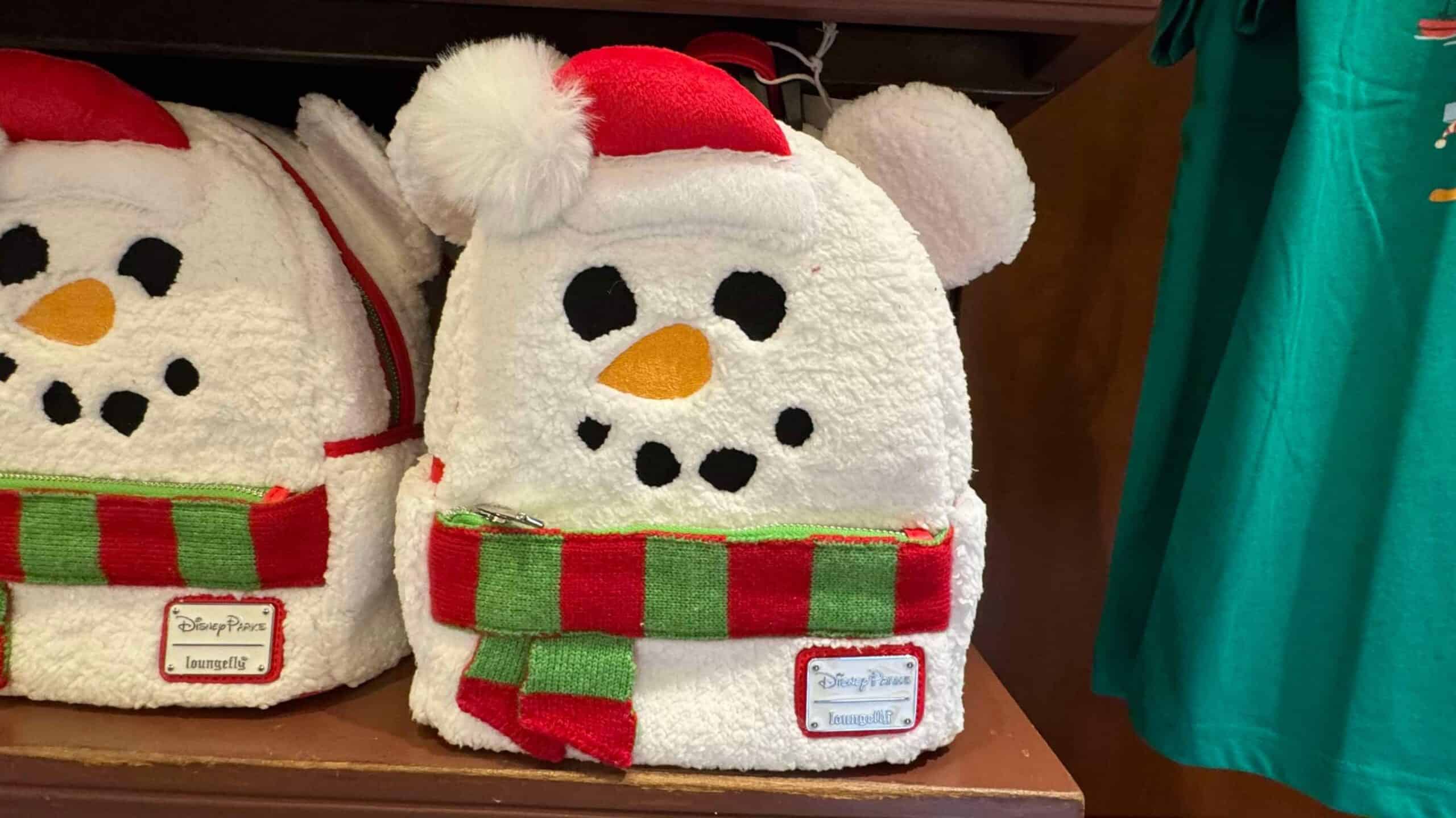 This Mickey Mouse Snowman Holiday Loungefly Mini Backpack Is 