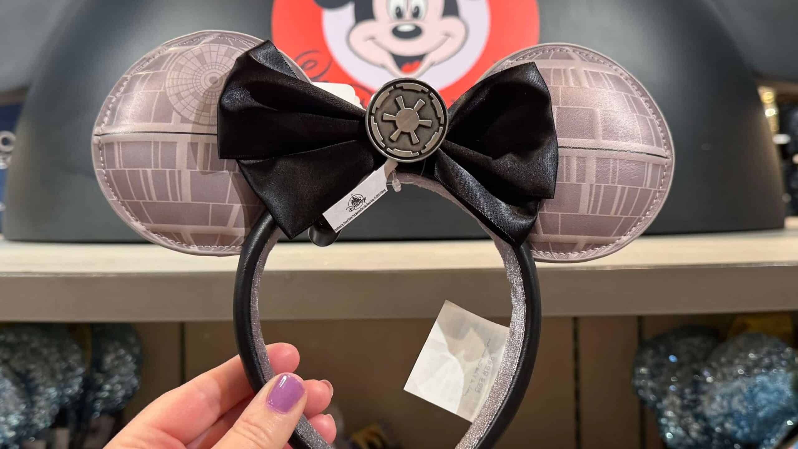 Disney Star Wars Imperial Death Star Minnie Ears Headband Death Star Minnie Ear Headband Arrives at Walt Disney World  main image 2