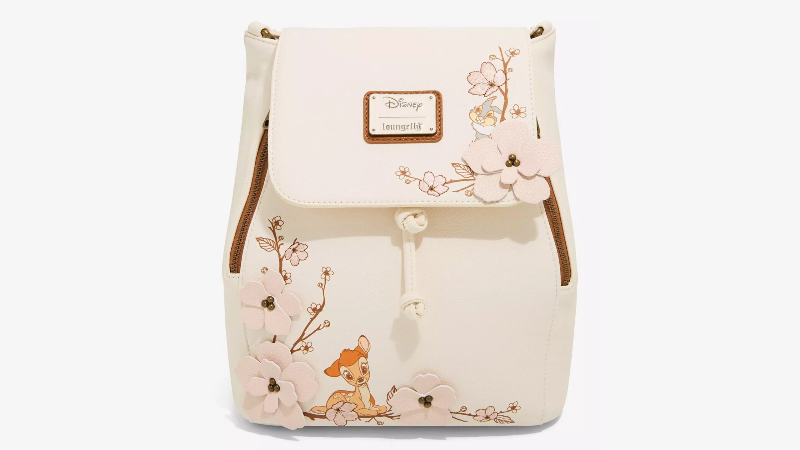 cherry blossom mini backpack Everyday Floral Bag for Girls with Extra Pockets suitable for both everyday use and special occasions Forest Flair: The Bambi Cherry