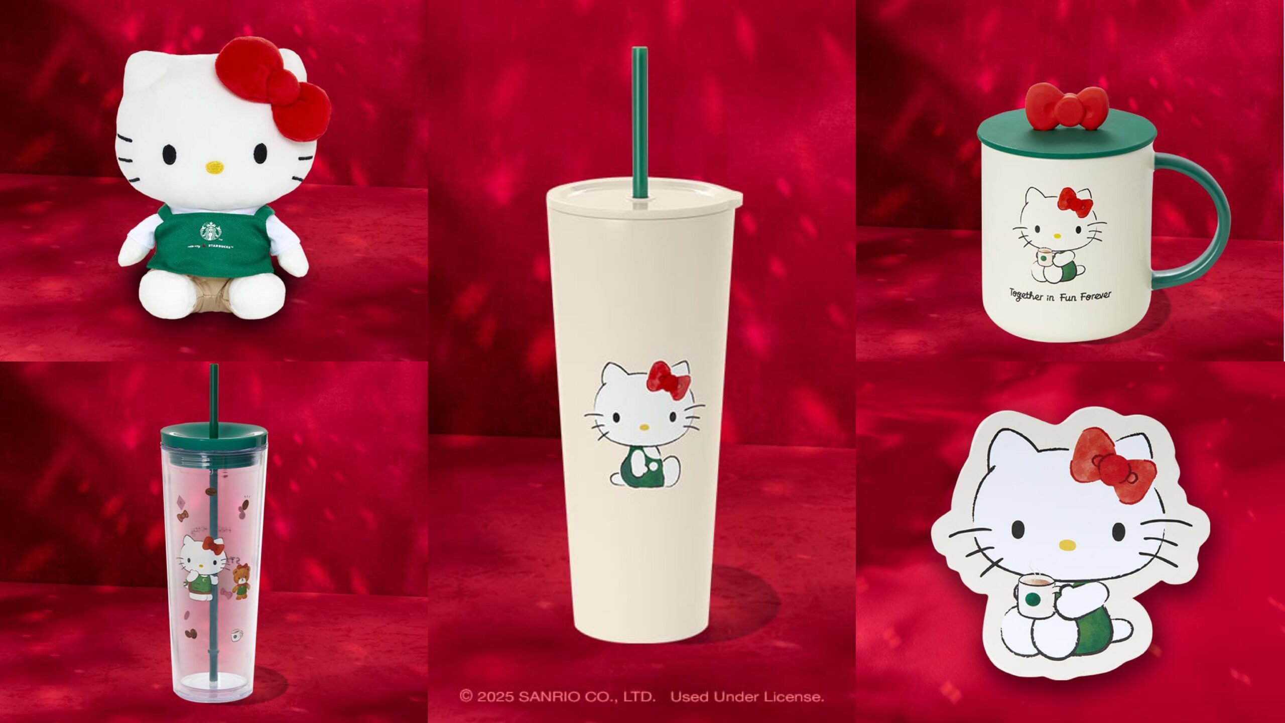 Get Ready to 'Squee!' It's the Starbucks Hello Kitty Collection