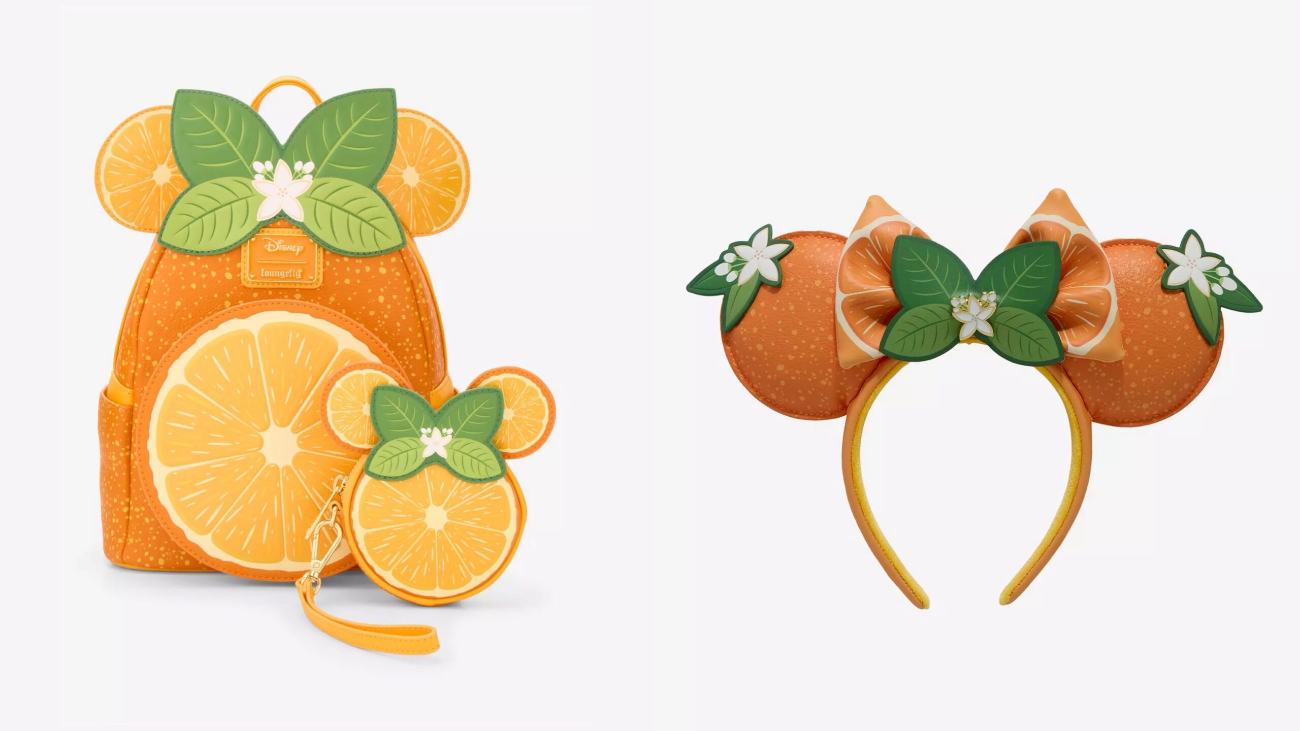 Loungefly Disney Minnie Mouse Orange Ears Orange
Scented Complete Set -Exclusive New Orange Autumnal Loungefly Minnie Ear Headband, Backpack  main image 4