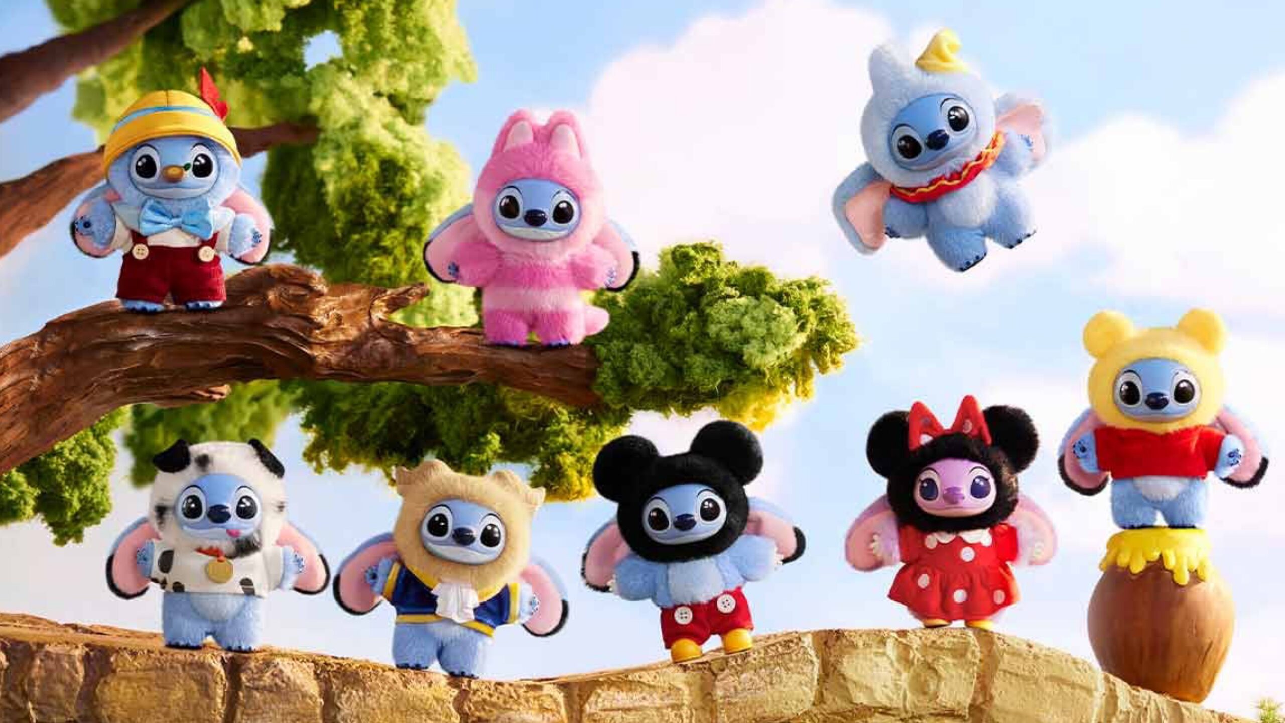 New Stitch Adventure Series Vinyl Plush Pendant at Popmart! | Chip